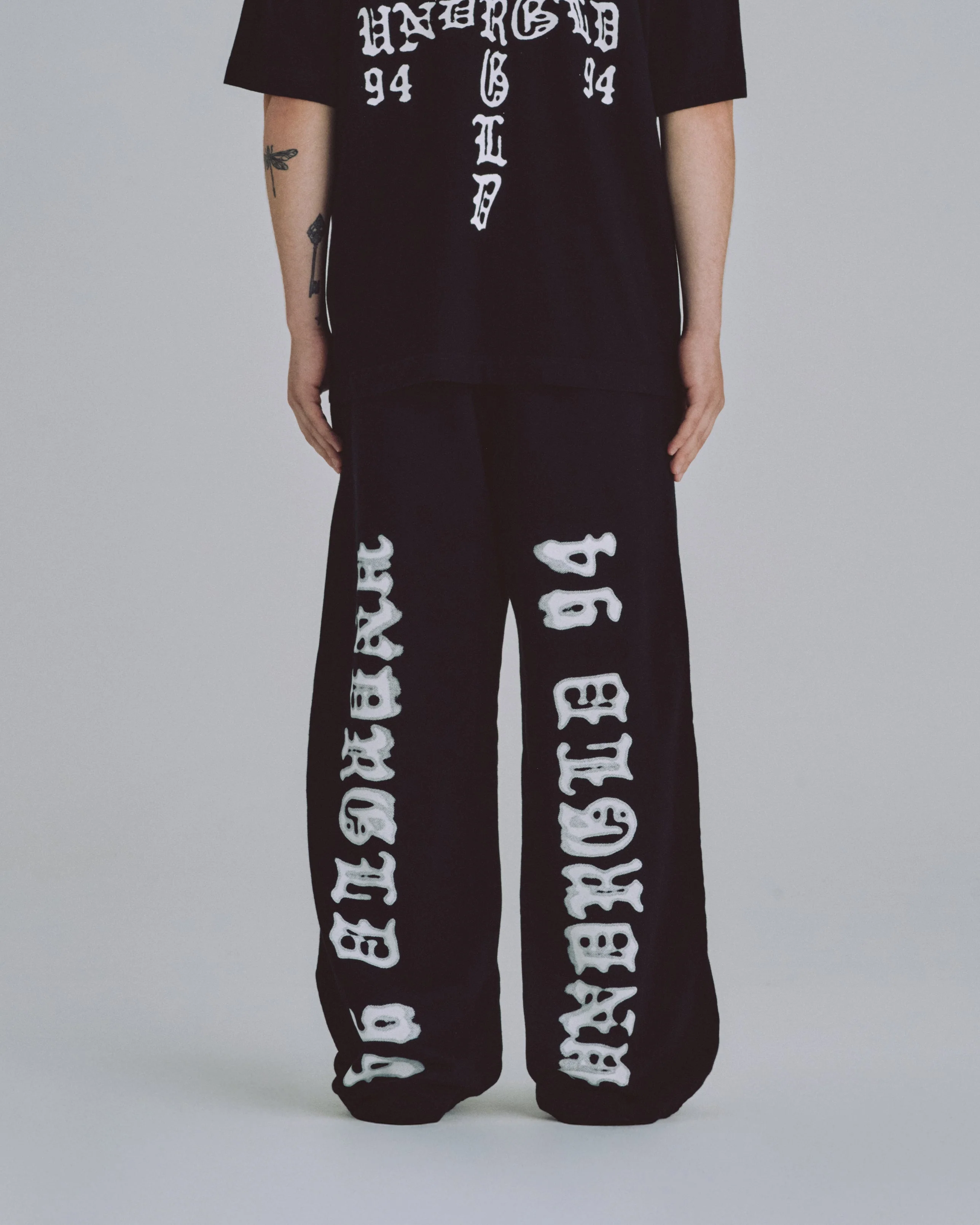 94' UNDRGLD Straight Pants Black - Image 7