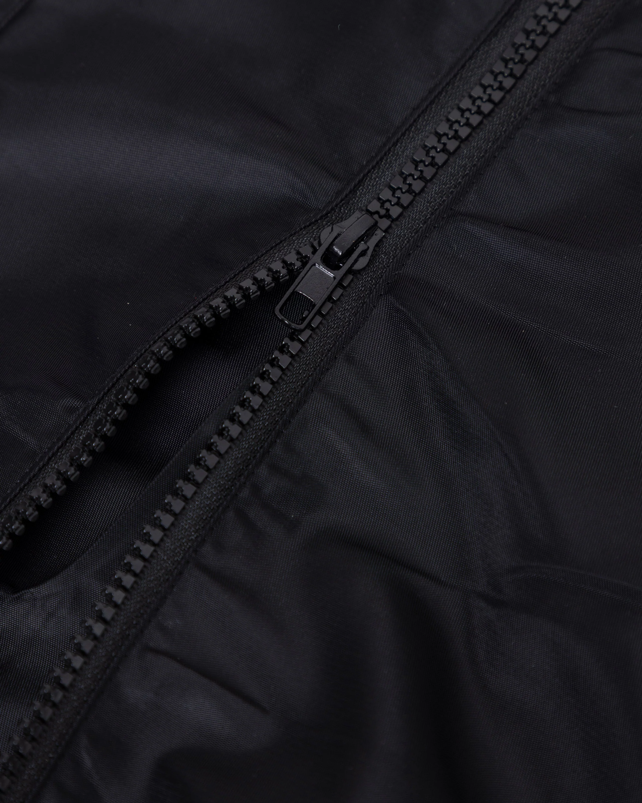 Basics Panelled Zip Up Cargo Pants Black - Image 4