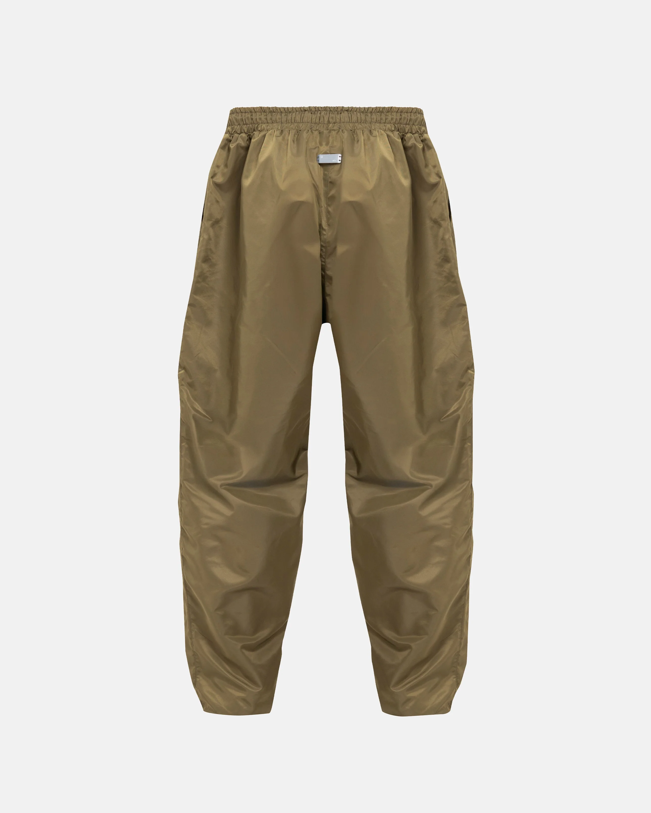 Basics Panelled Zip Up Cargo Pants Green - Image 3