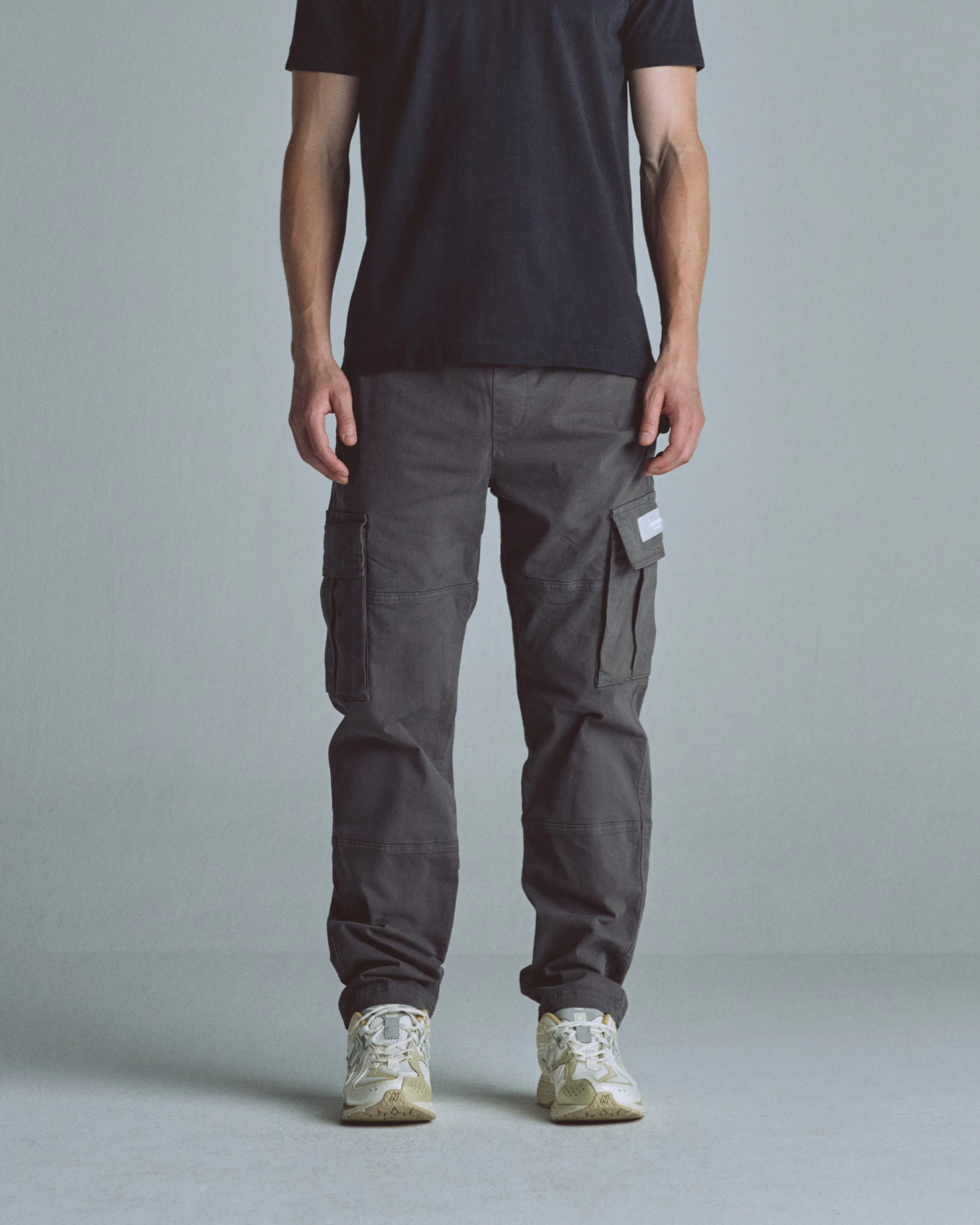 Basics Relaxed Cargo Pant Gray - Image 8