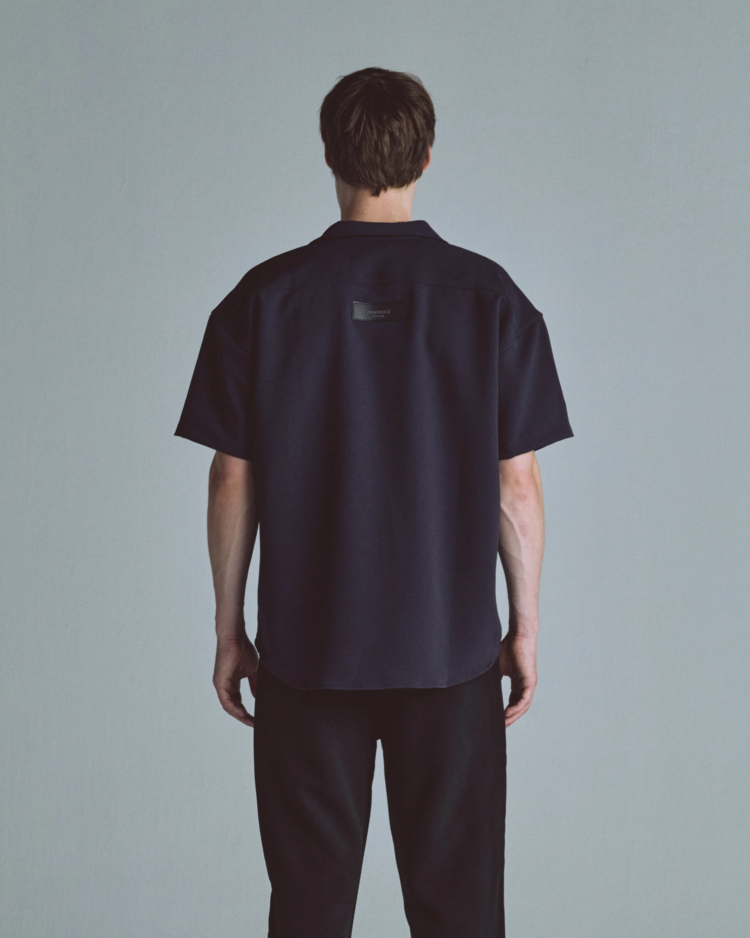 Basics Short Sleeve Shirt Dark Gray - Image 7