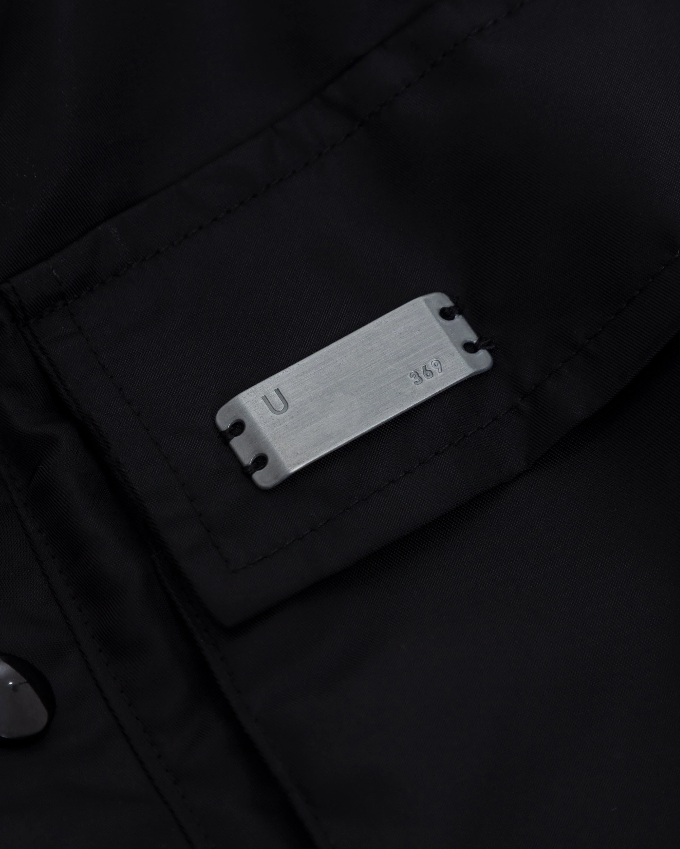 Basics Side Buttons Cargo Pants Black - Image 4