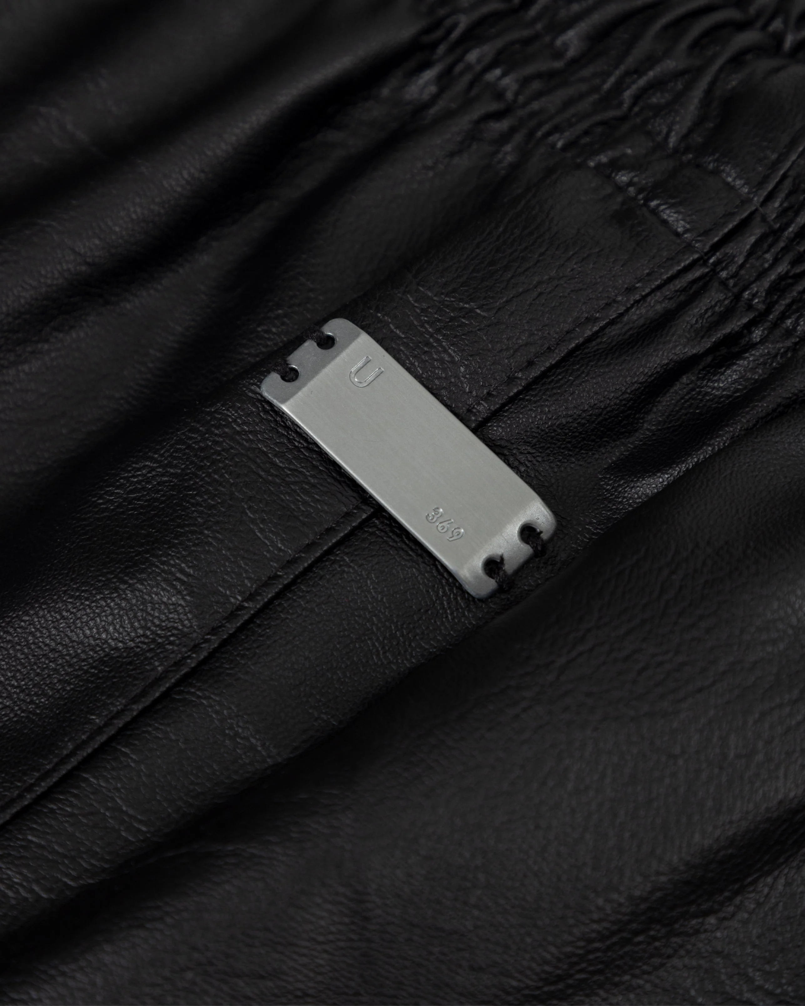 Basics Synthetic Straight Pants Black - Image 6