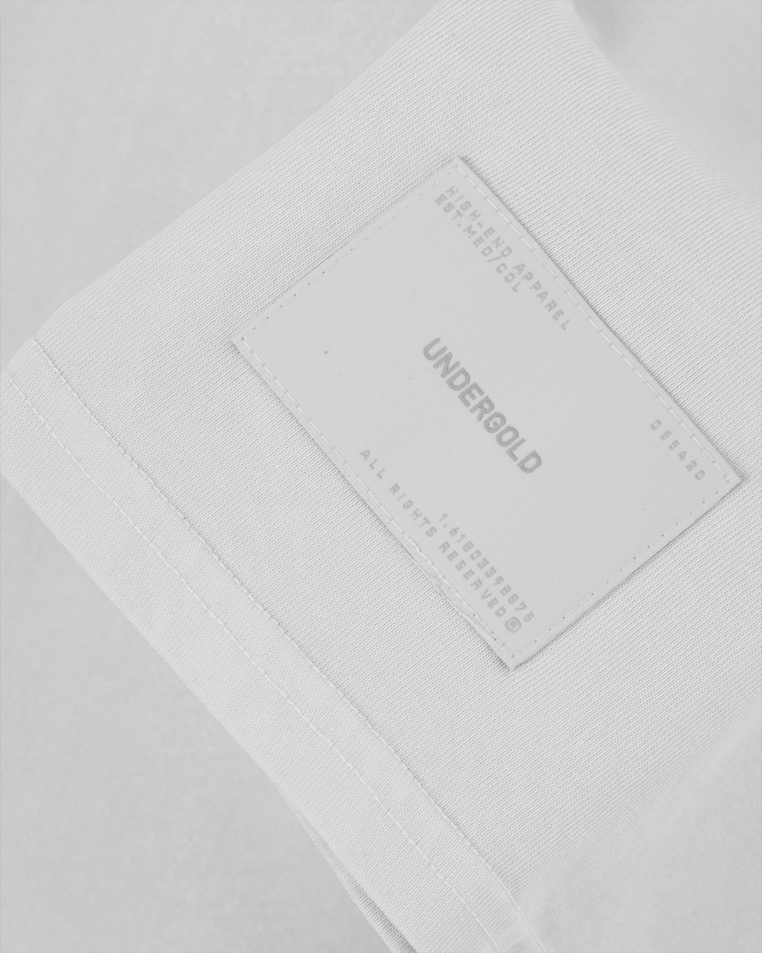 Basics Tiny Logo Regular Fit Tshirt White - Image 5