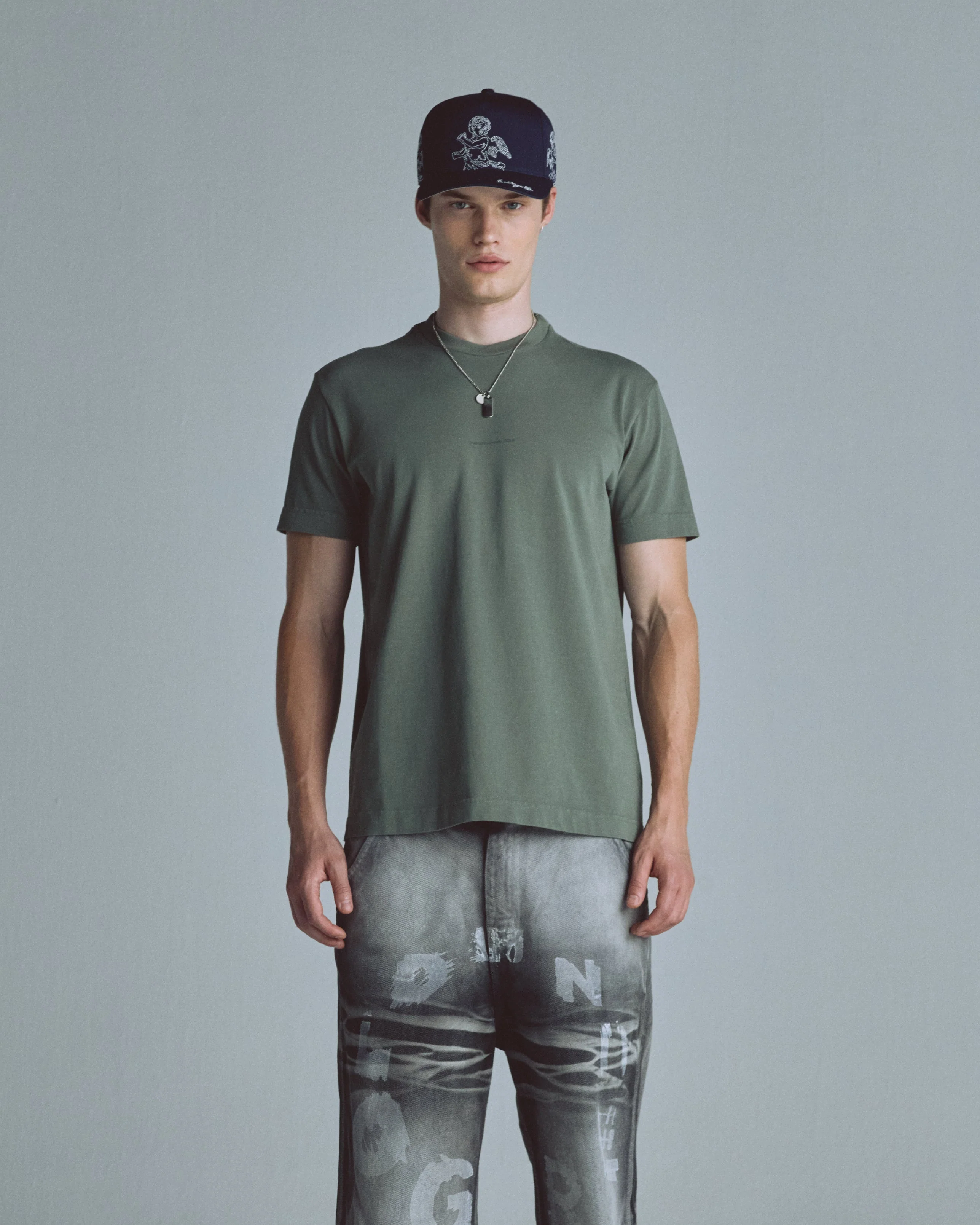 Basics Undergold Company Regular Fit Tshirt Olive Green - Image 2