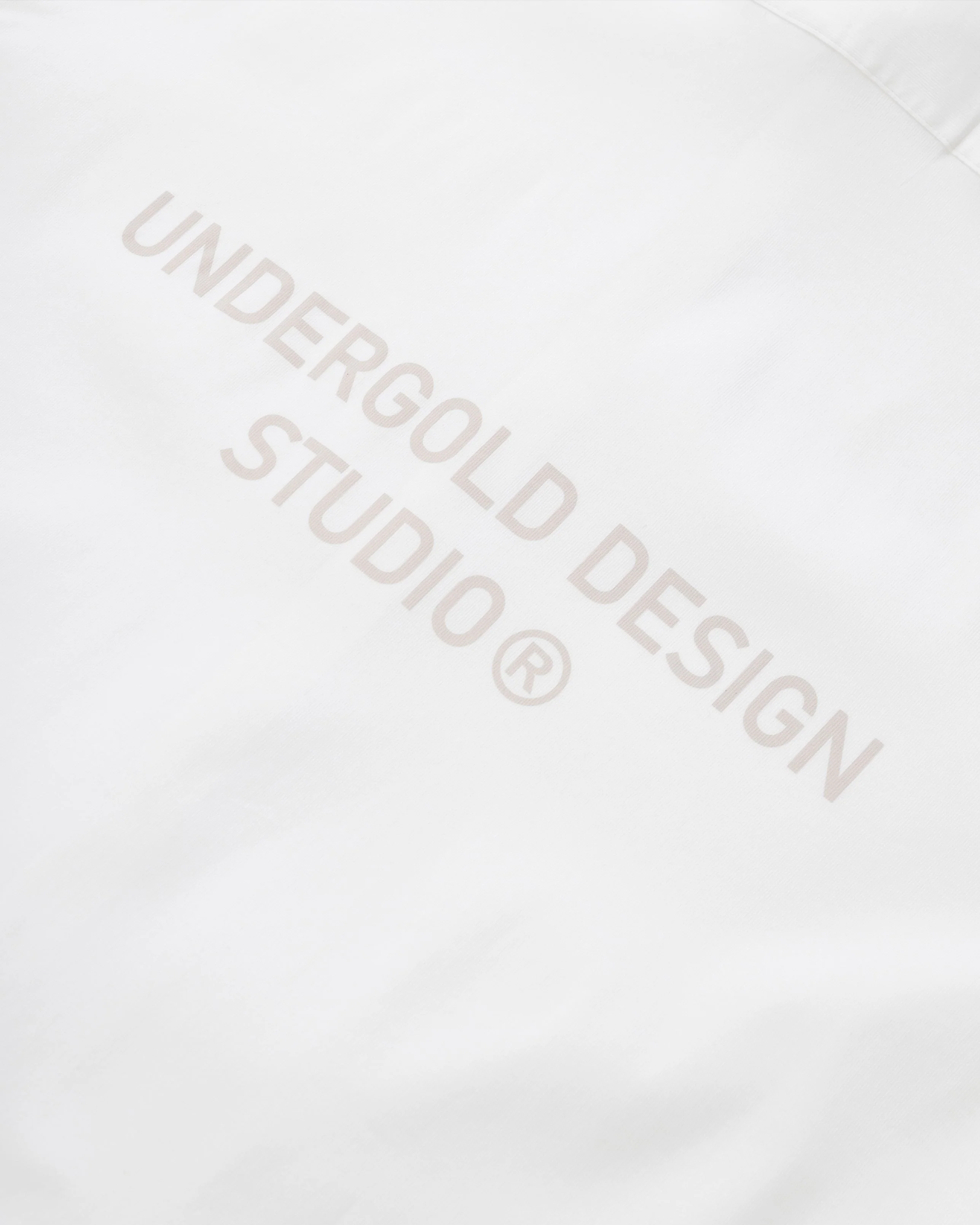 Basics Undergold Design Studio Long Sleeve Boxy Shirt Bone - Image 4