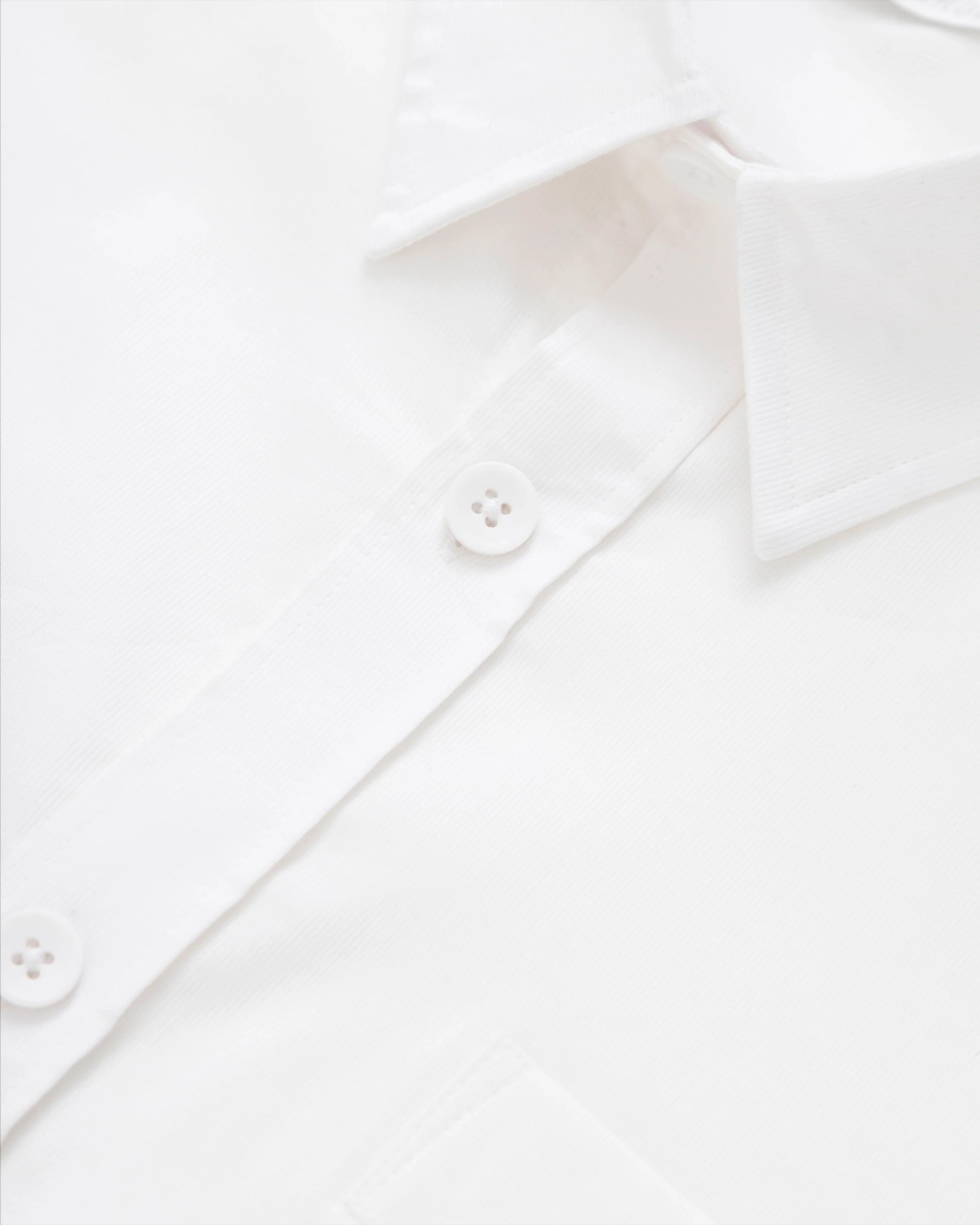 Basics Undergold Design Studio Long Sleeve Boxy Shirt Bone - Image 6