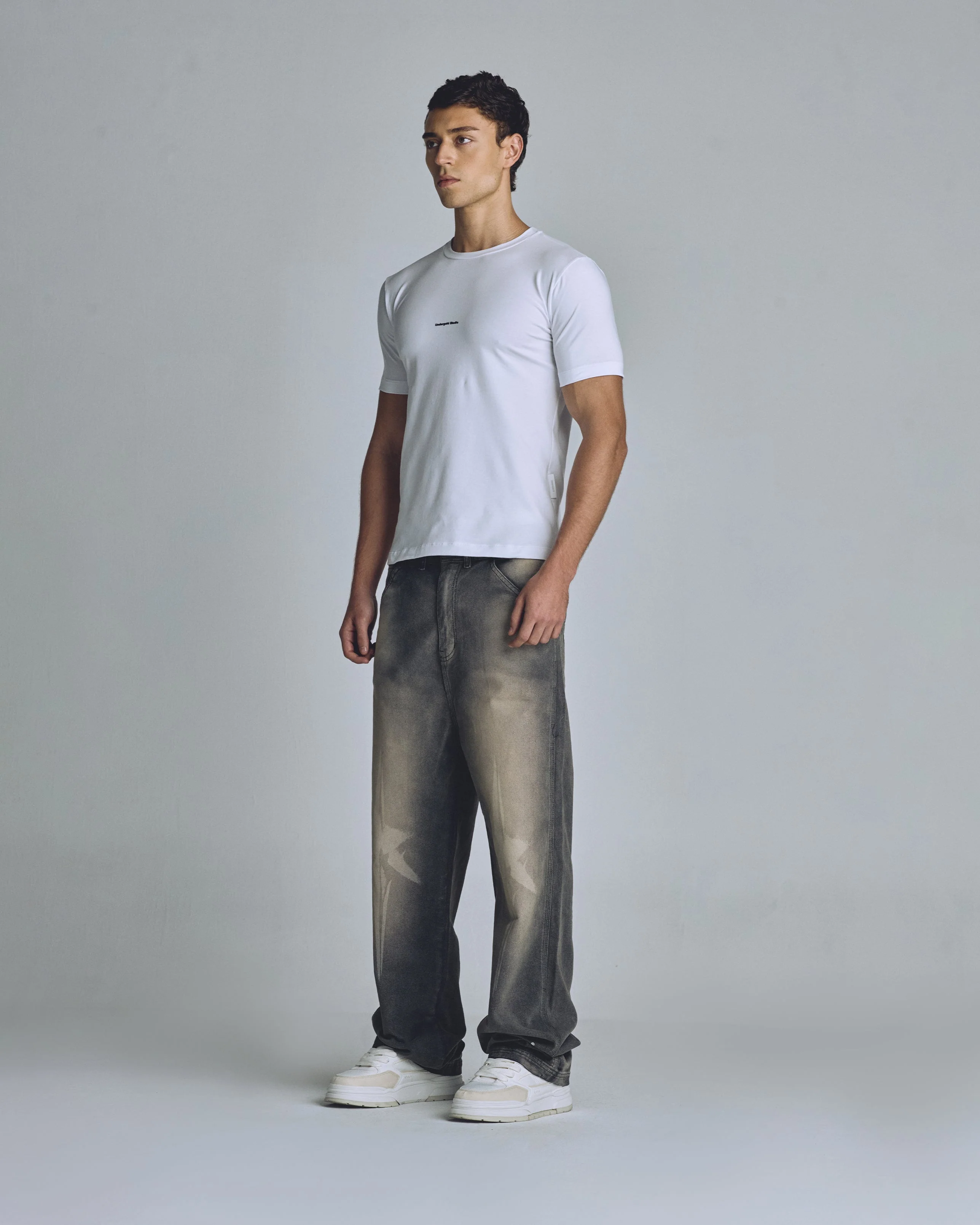 Basics Undergold Studio Ultra Slim Tshirt White - Image 5