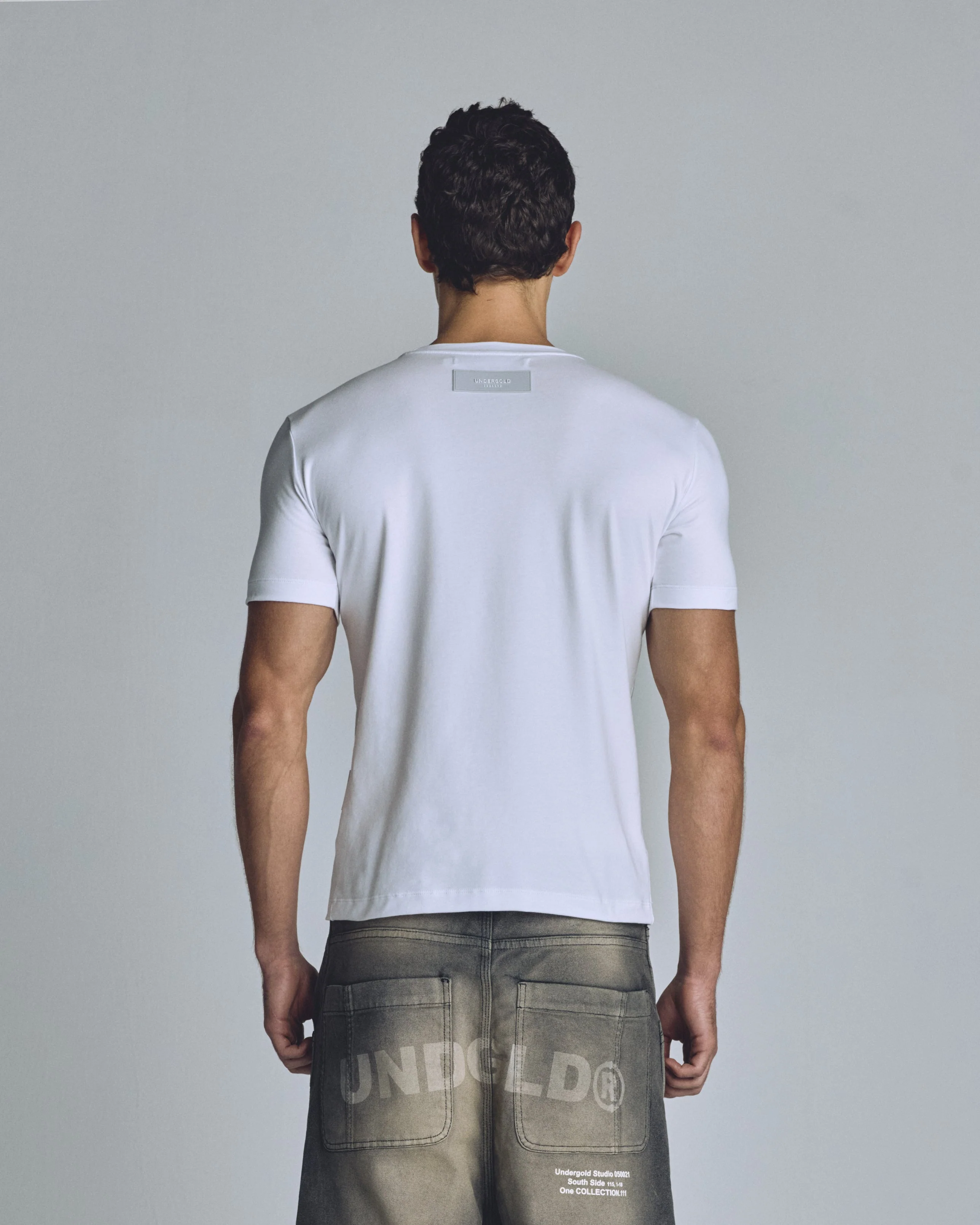 Basics Undergold Studio Ultra Slim Tshirt White - Image 7