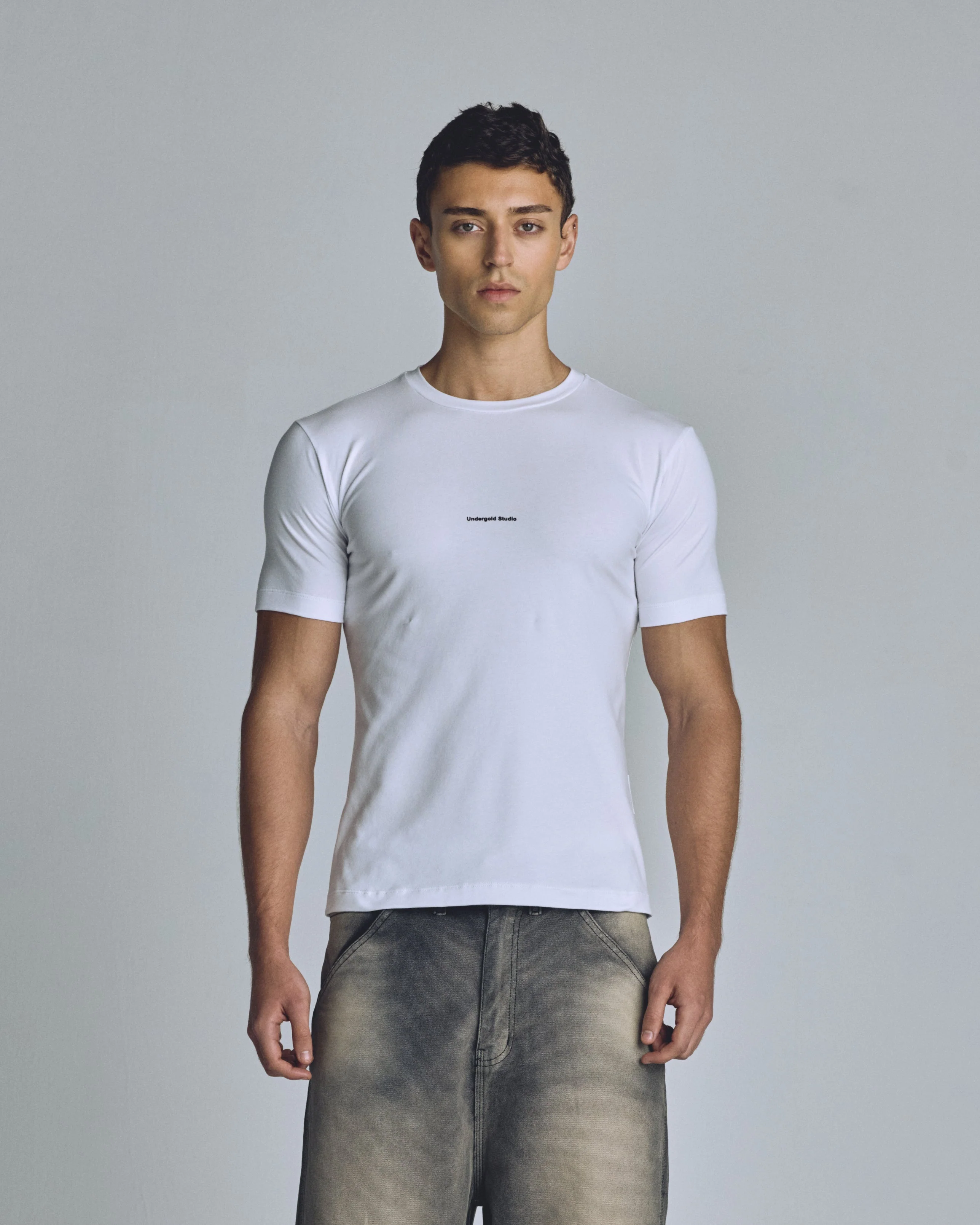 Basics Undergold Studio Ultra Slim Tshirt White - Image 8