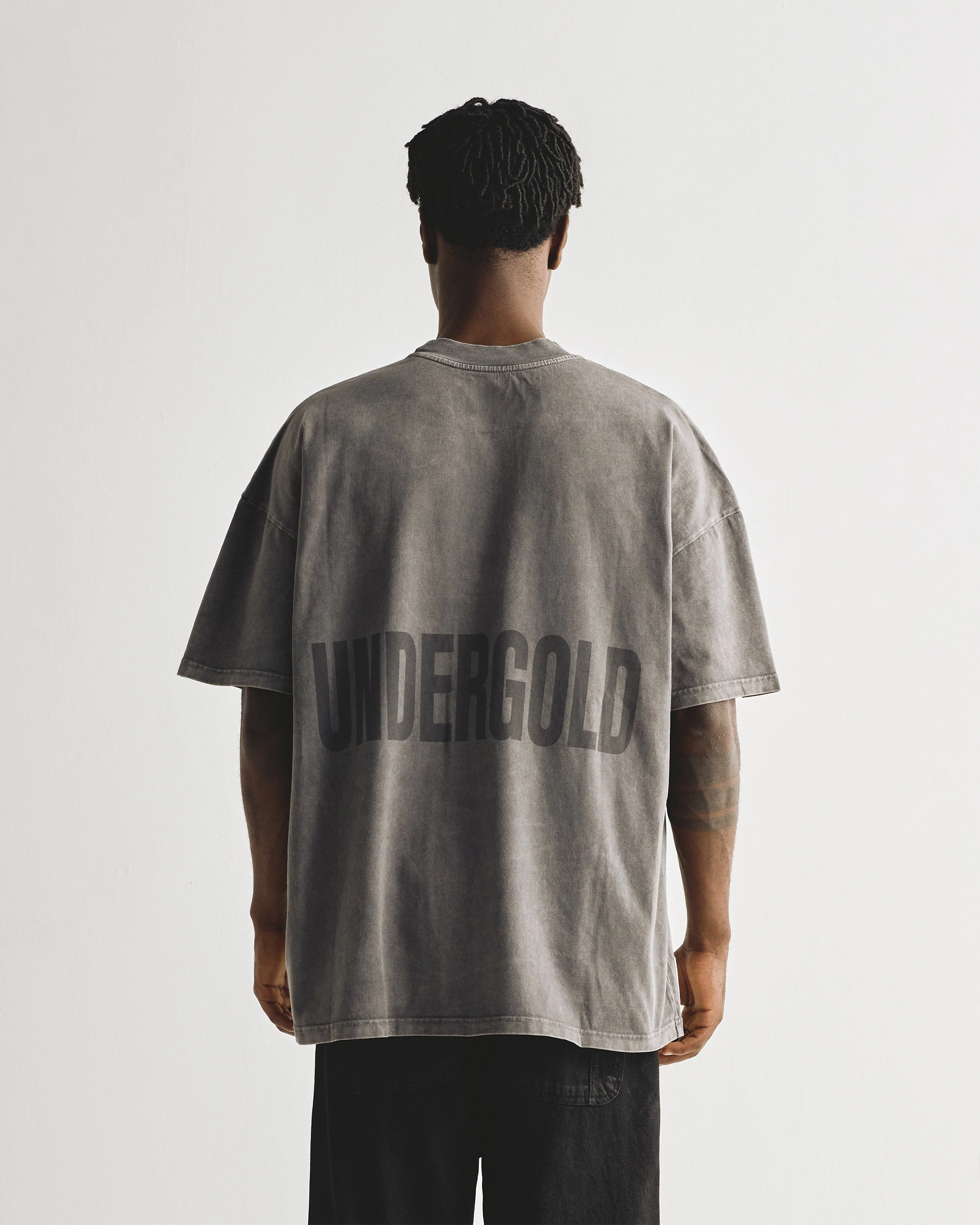 Basics Undergold T-shirt Vintage Gray - Image 6