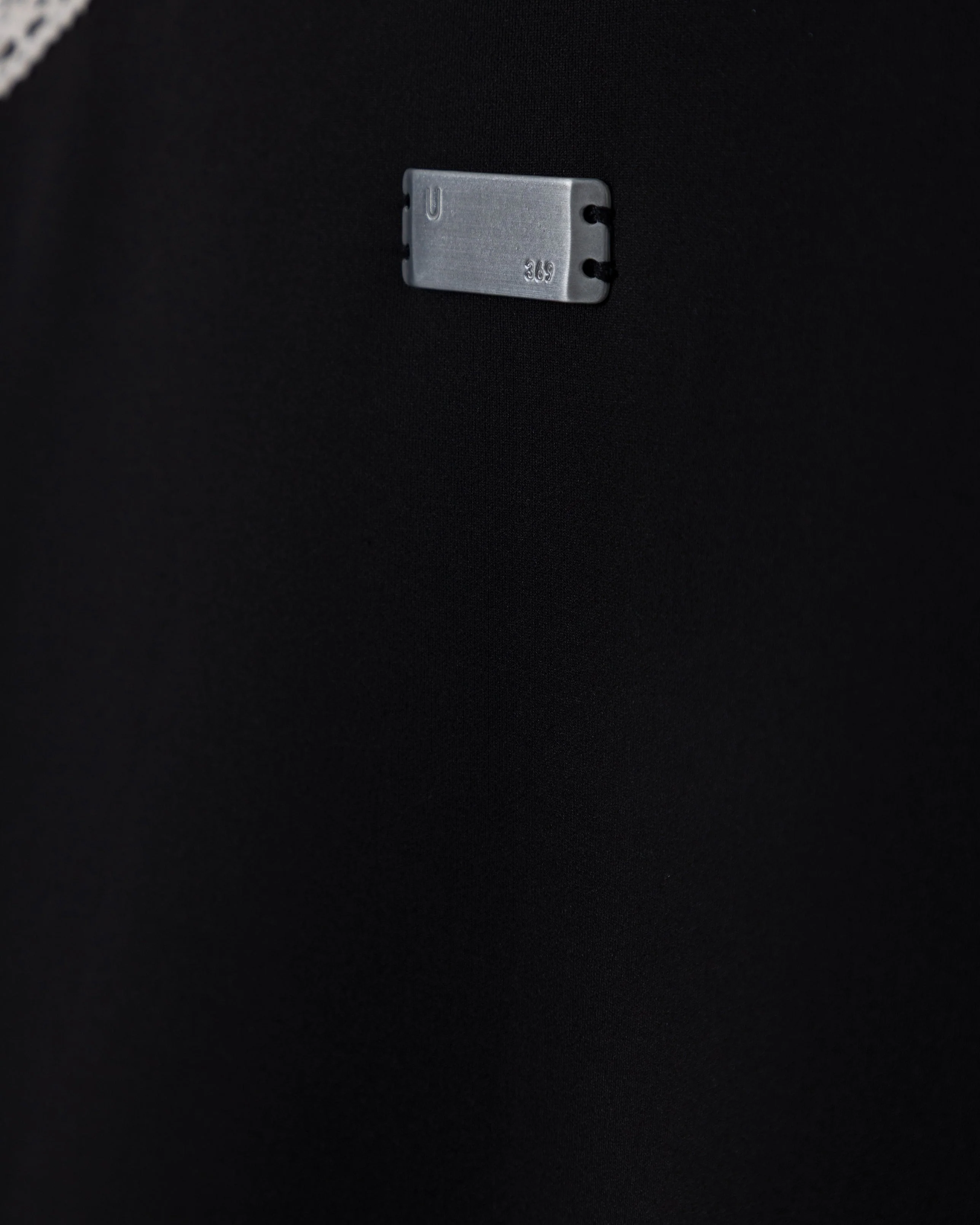 Basics Undgld Lace-panel Track Jacket Black - Image 4