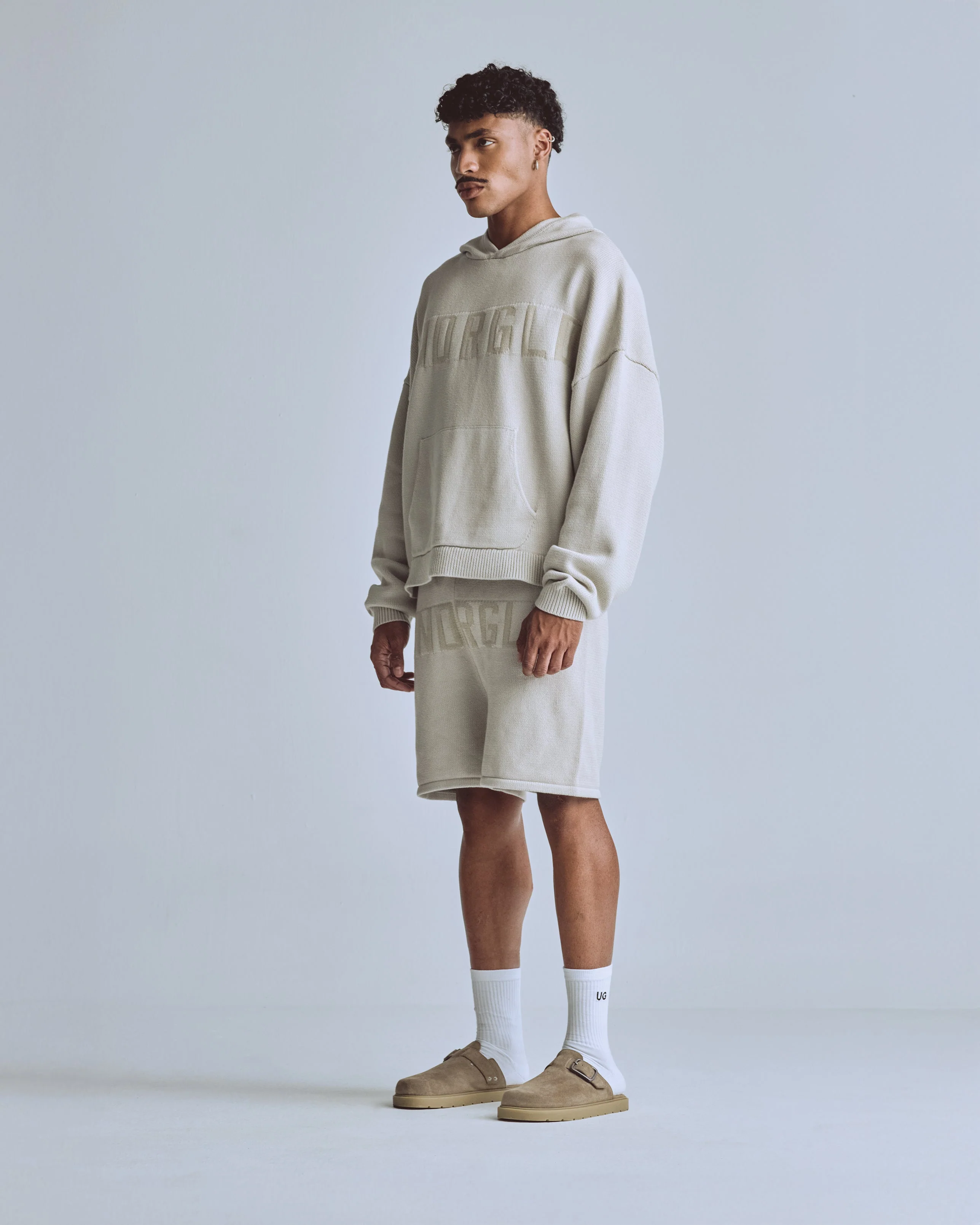 Basics UNDRGLD Knitted Cream Black - Image 5