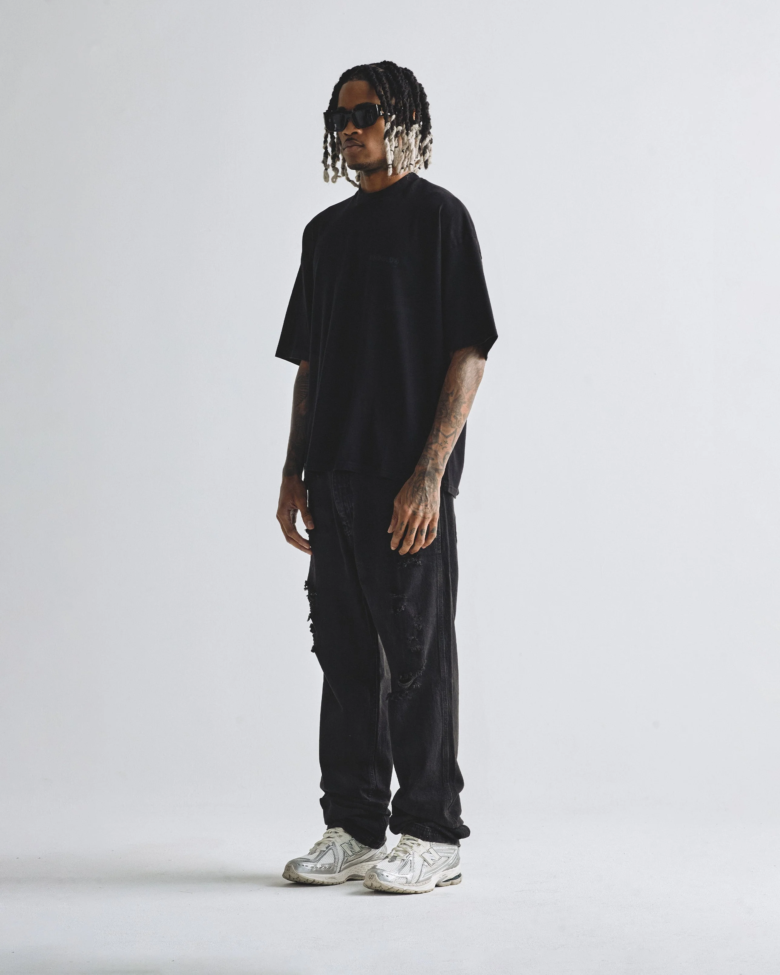 UNDGLD Basic Boxy Fit Tshirt Black - Image 6