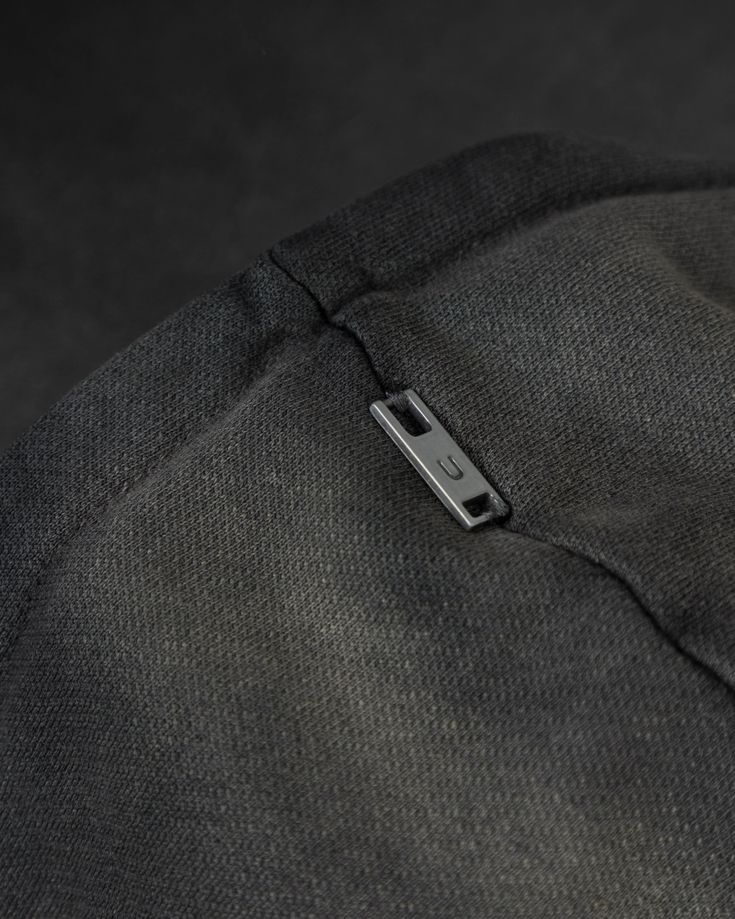 Line UG Frame Boxy Fit  Hoodie Faded Black - Image 4