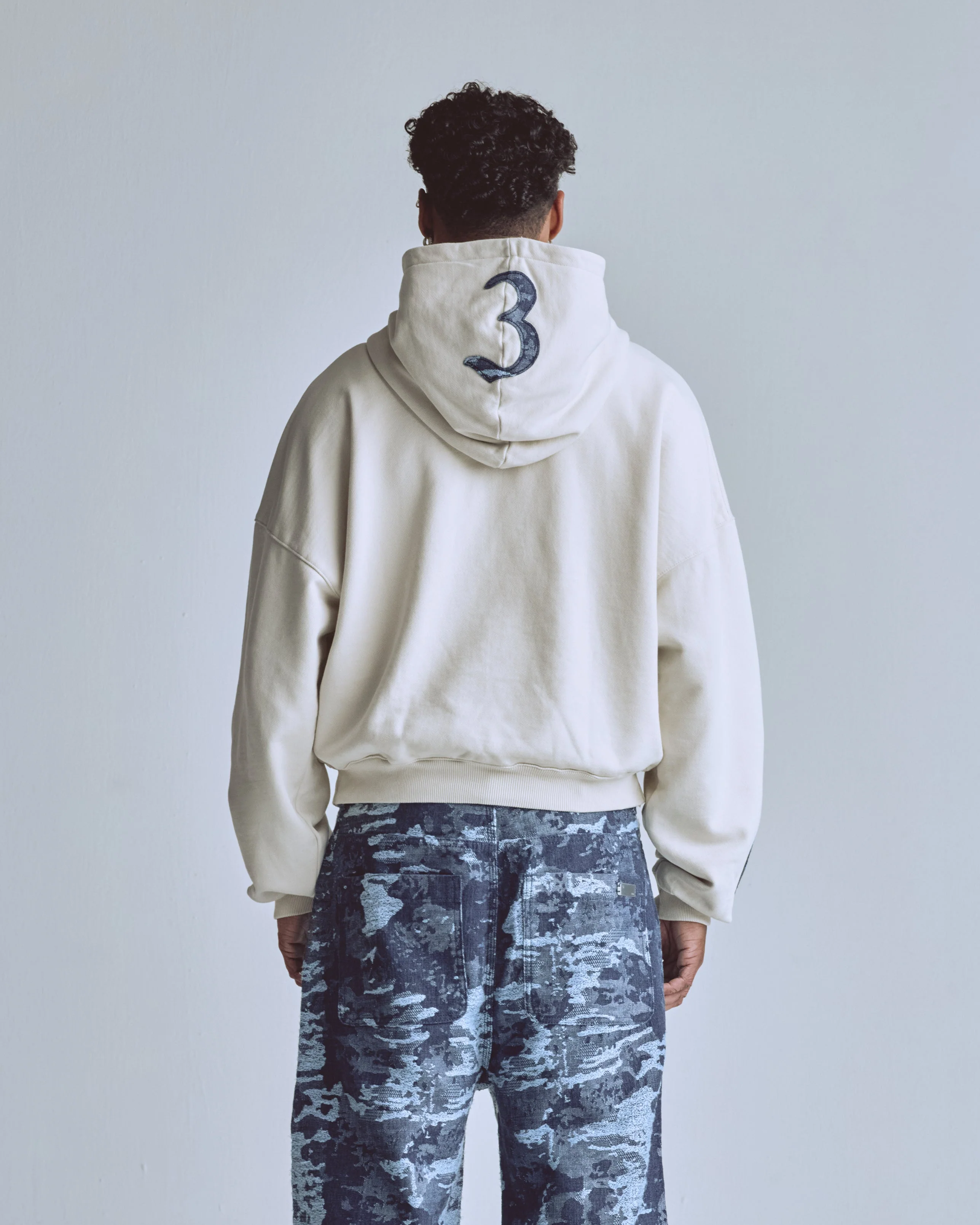Capsule 369 Boxy Fit Hoodie Cream - Image 7