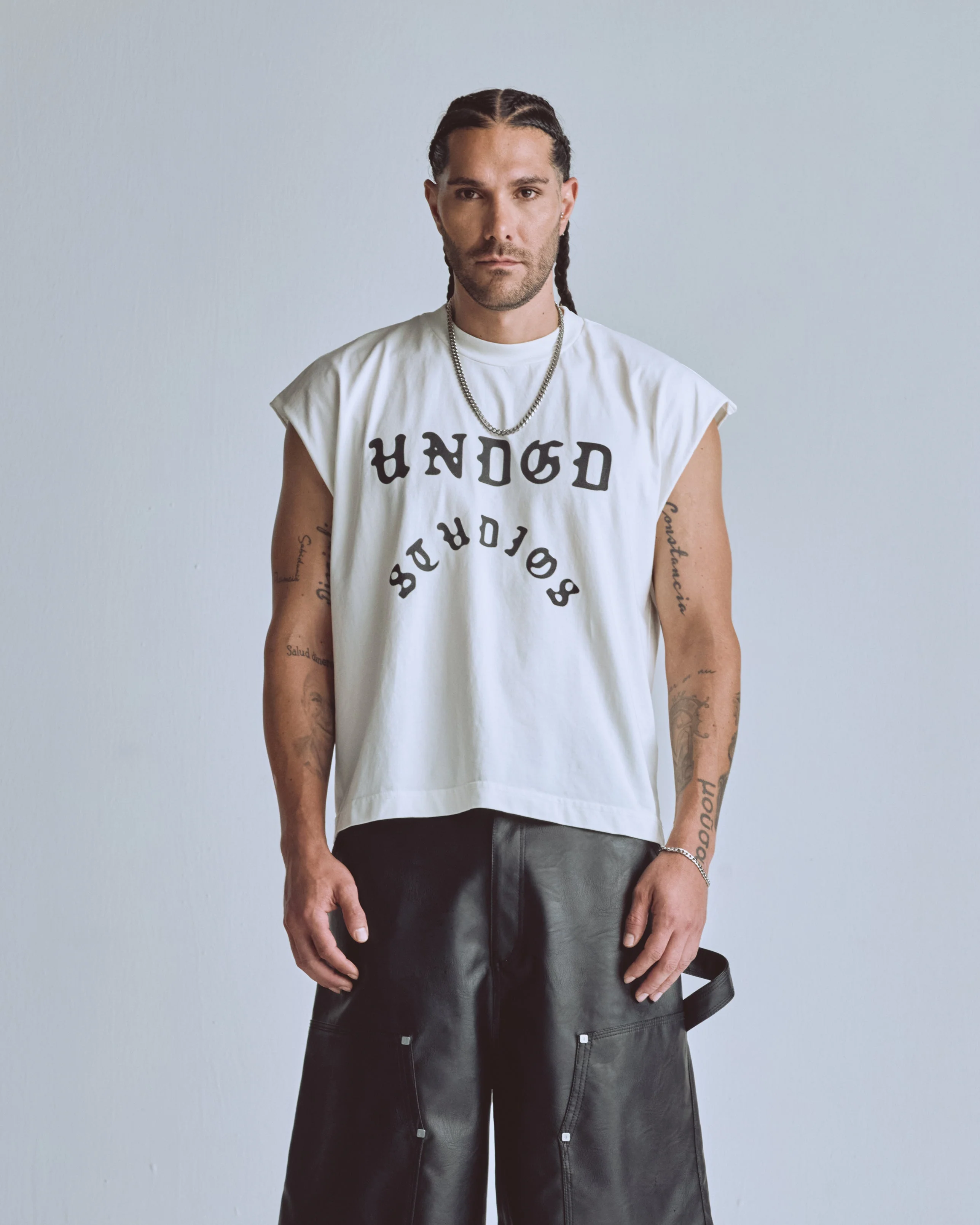 Capsule UNDGD STUDIOS Sleeveless Tshirt White - Image 2
