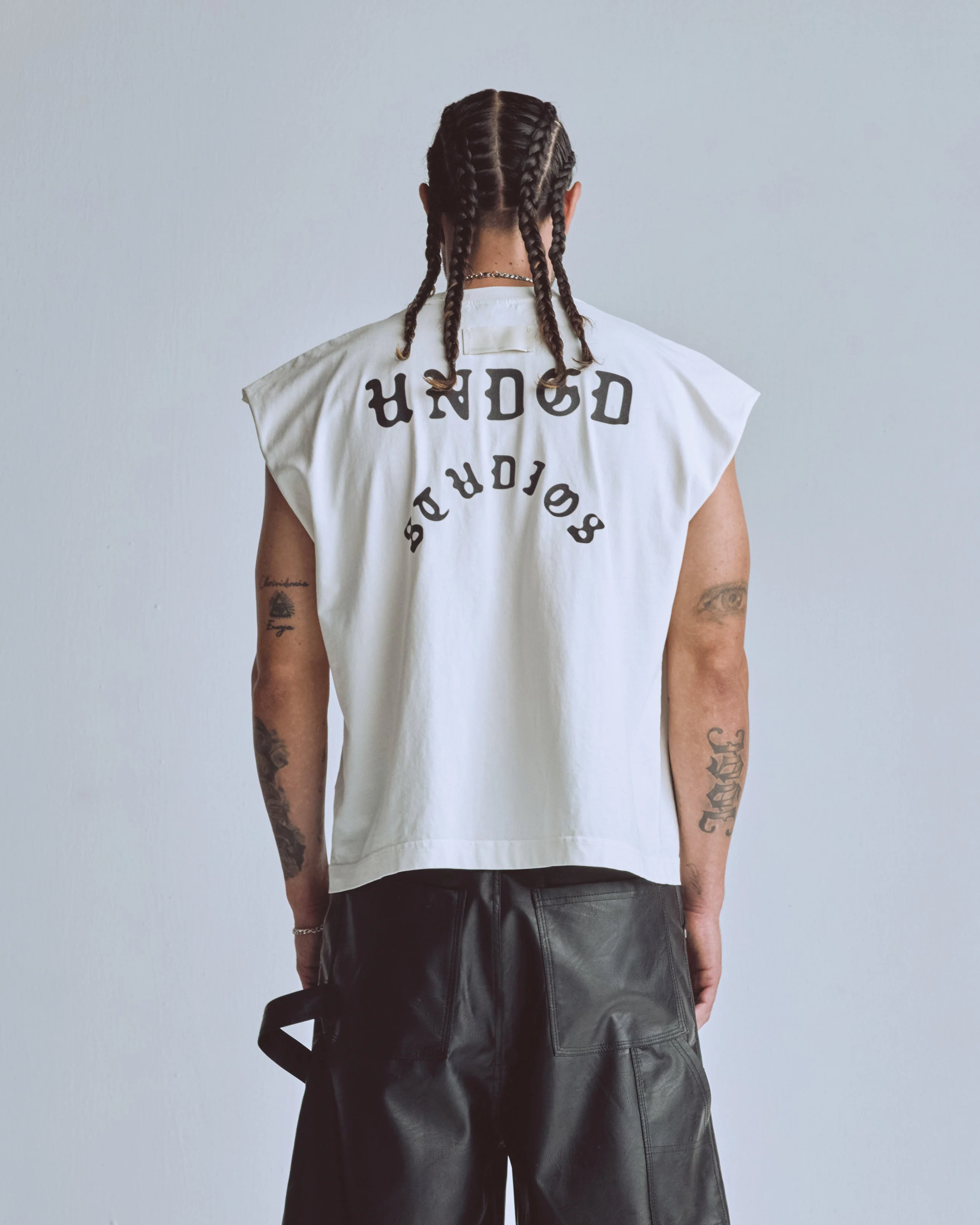 Capsule UNDGD STUDIOS Sleeveless Tshirt White - Image 7