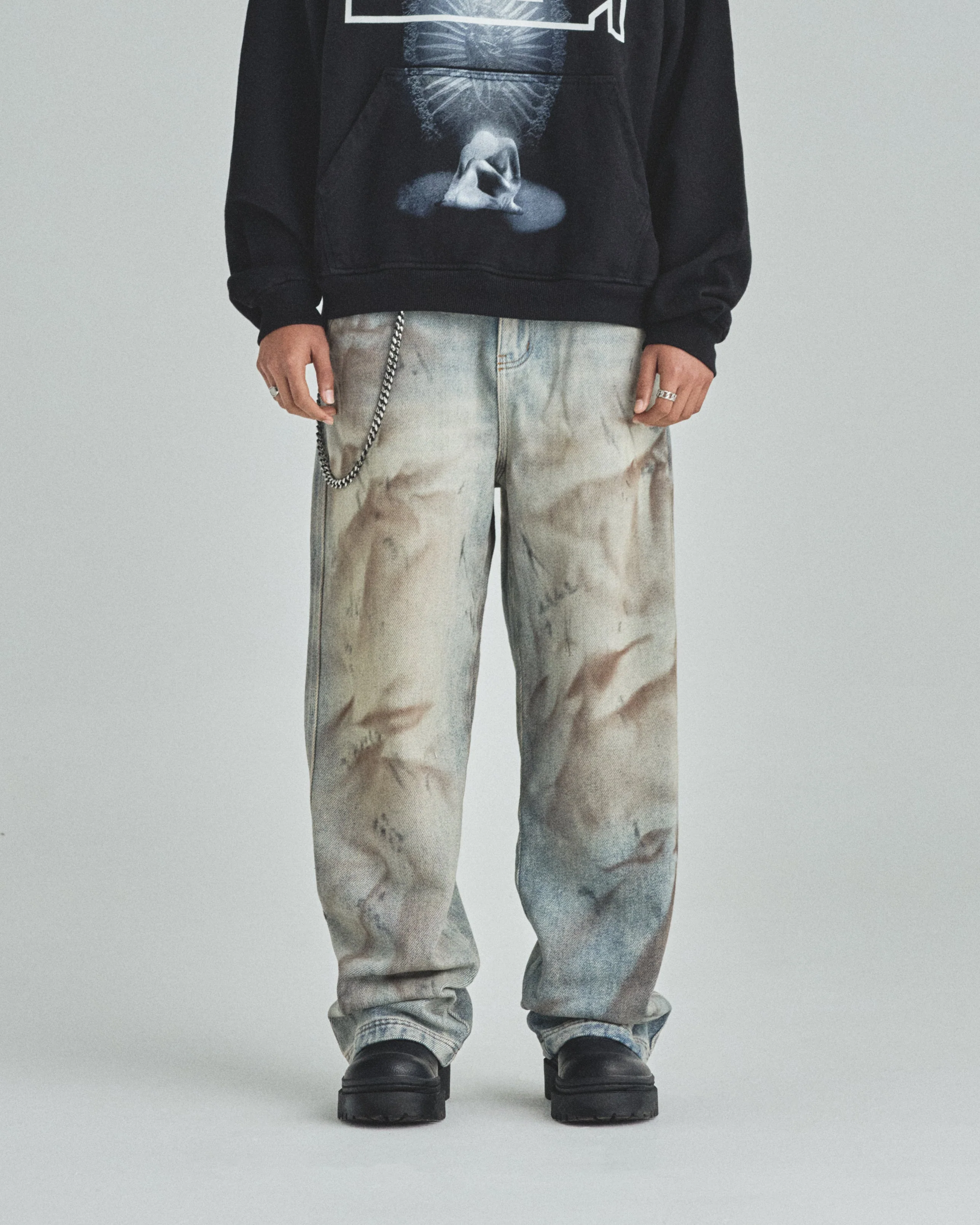 Capsule UNDRGLD Wide Jeans Dirty Blue - Image 8
