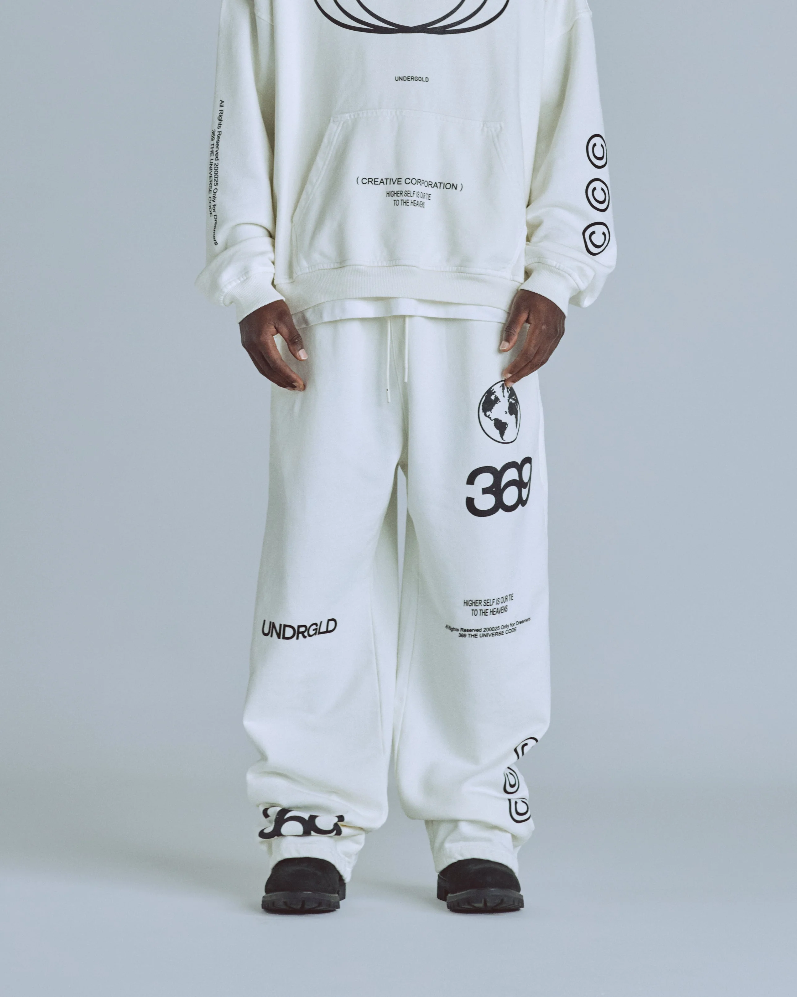 Golden Heritage Basic Straight Pants White - Image 2