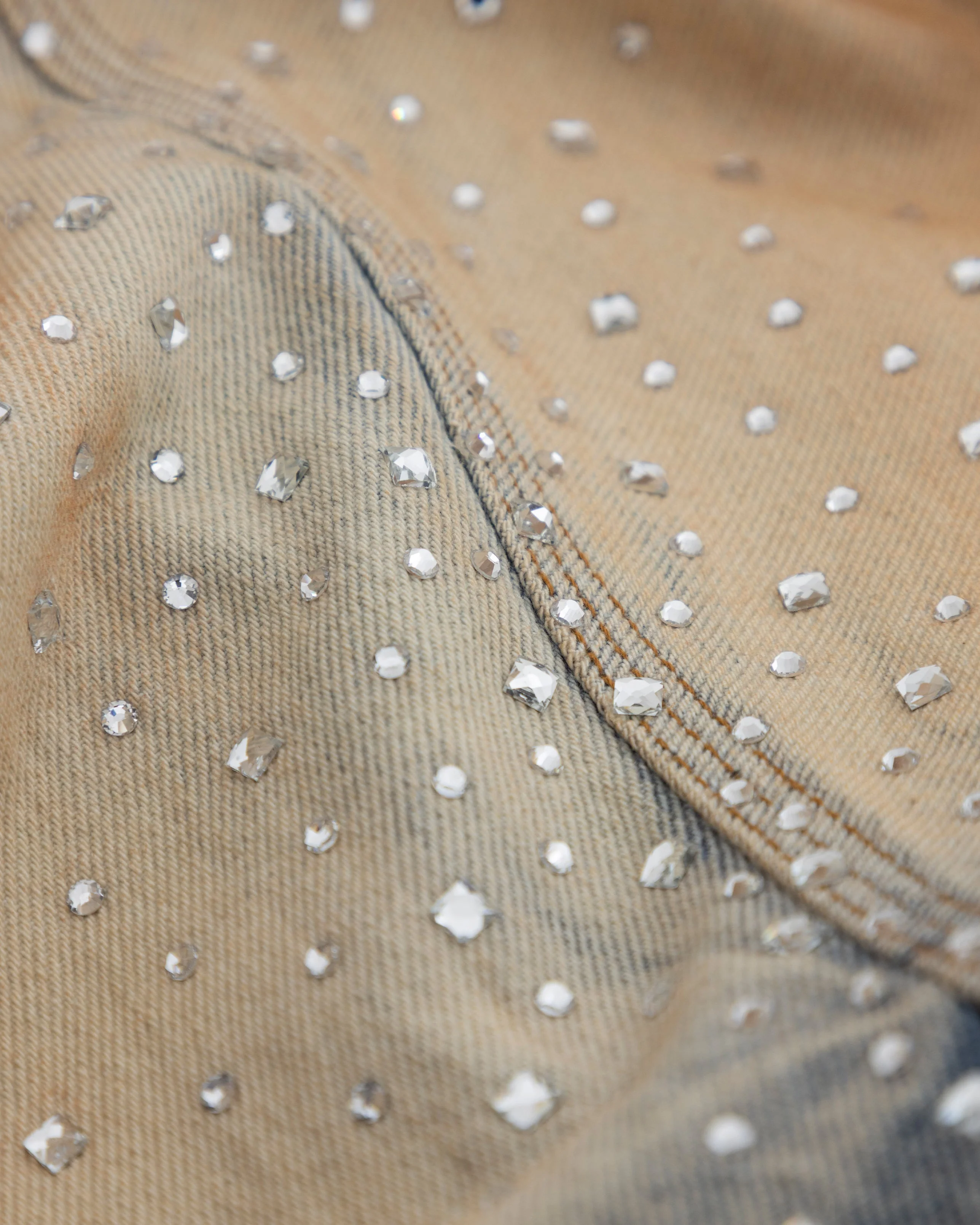 Golden Heritage Pearled Barrel Jeans Oasis Blue - Image 4