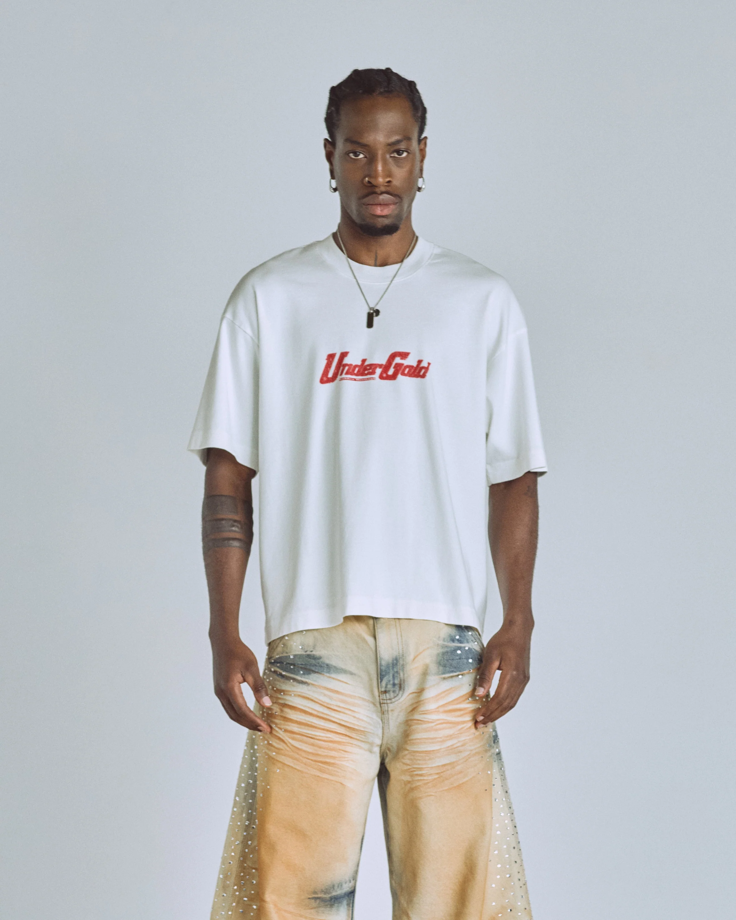 Golden Heritage Pegasus Boxy Fit Tshirt White - Image 8
