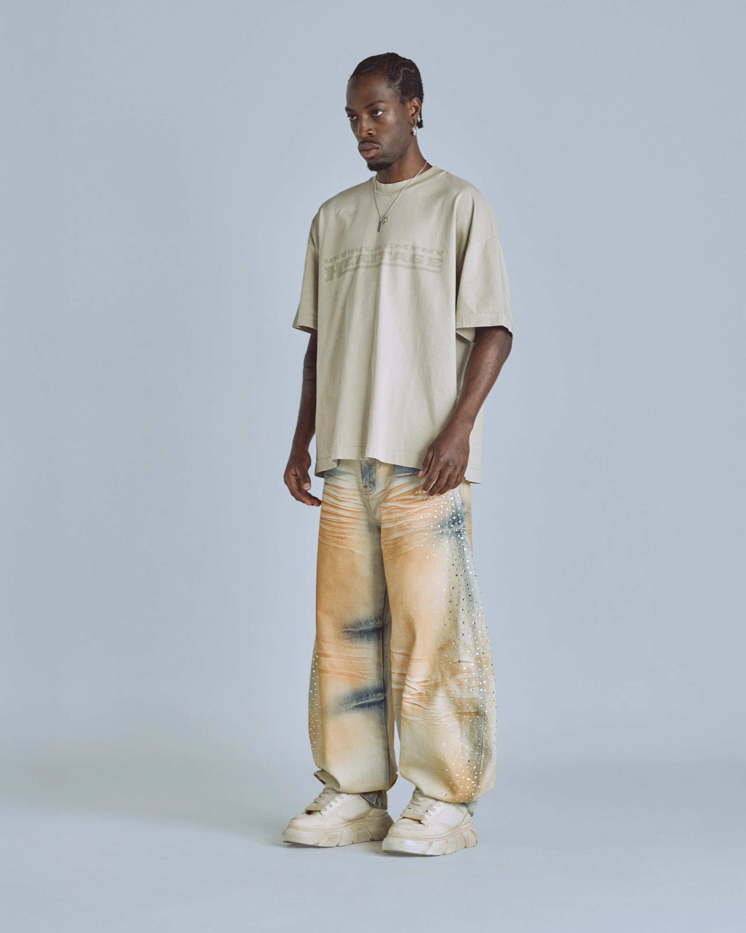 Golden Heritage Raw Tshirt Cream - Image 5