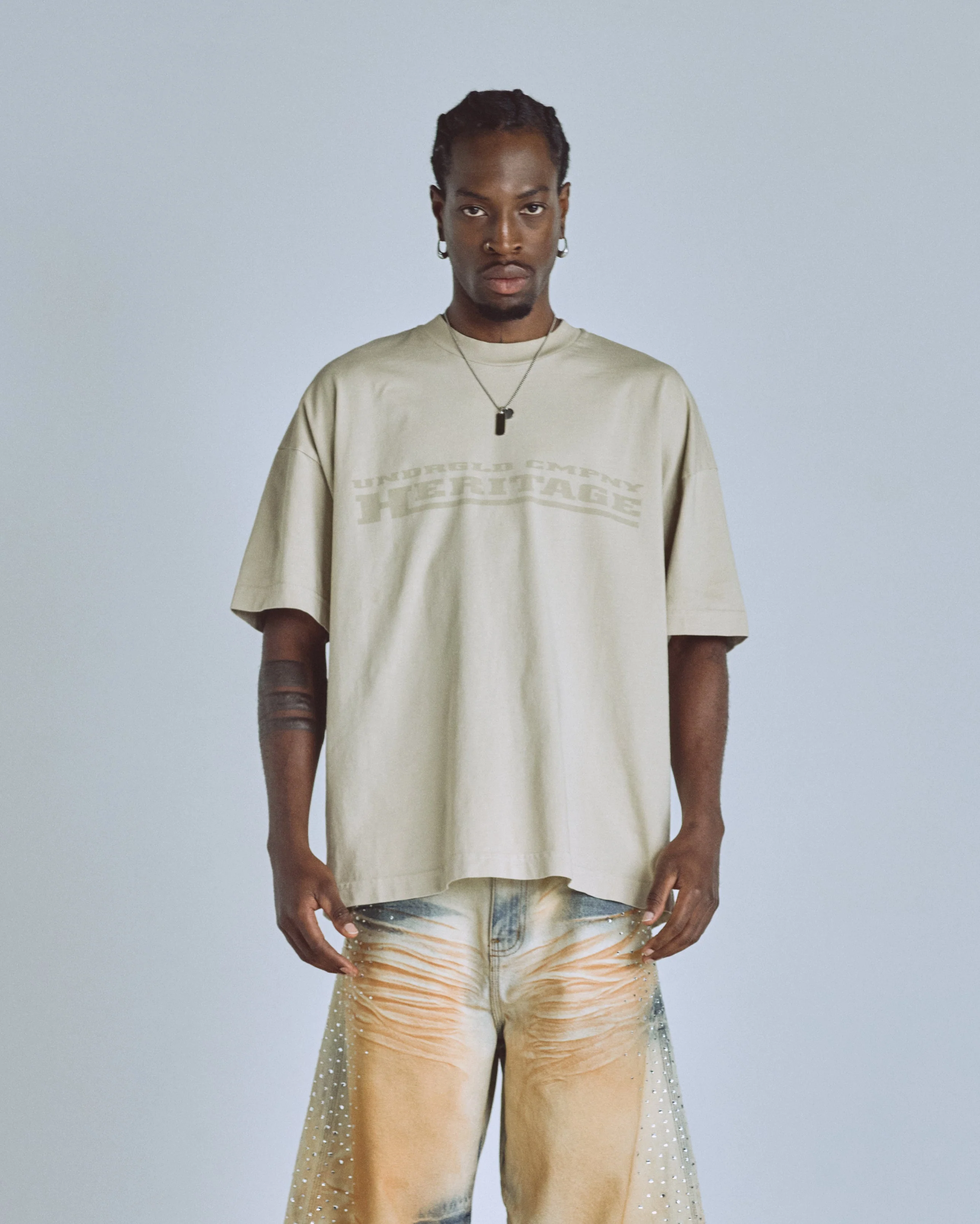 Golden Heritage Raw Tshirt Cream - Image 8