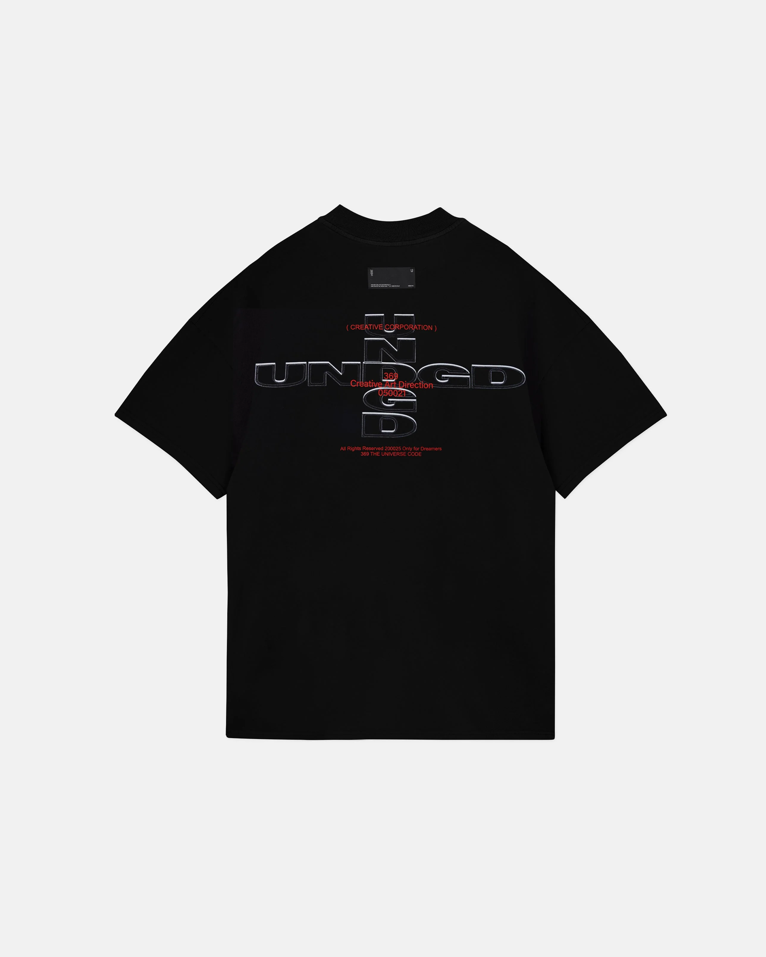Golden Heritage UNDGD Cross Tshirt Black - Image 3