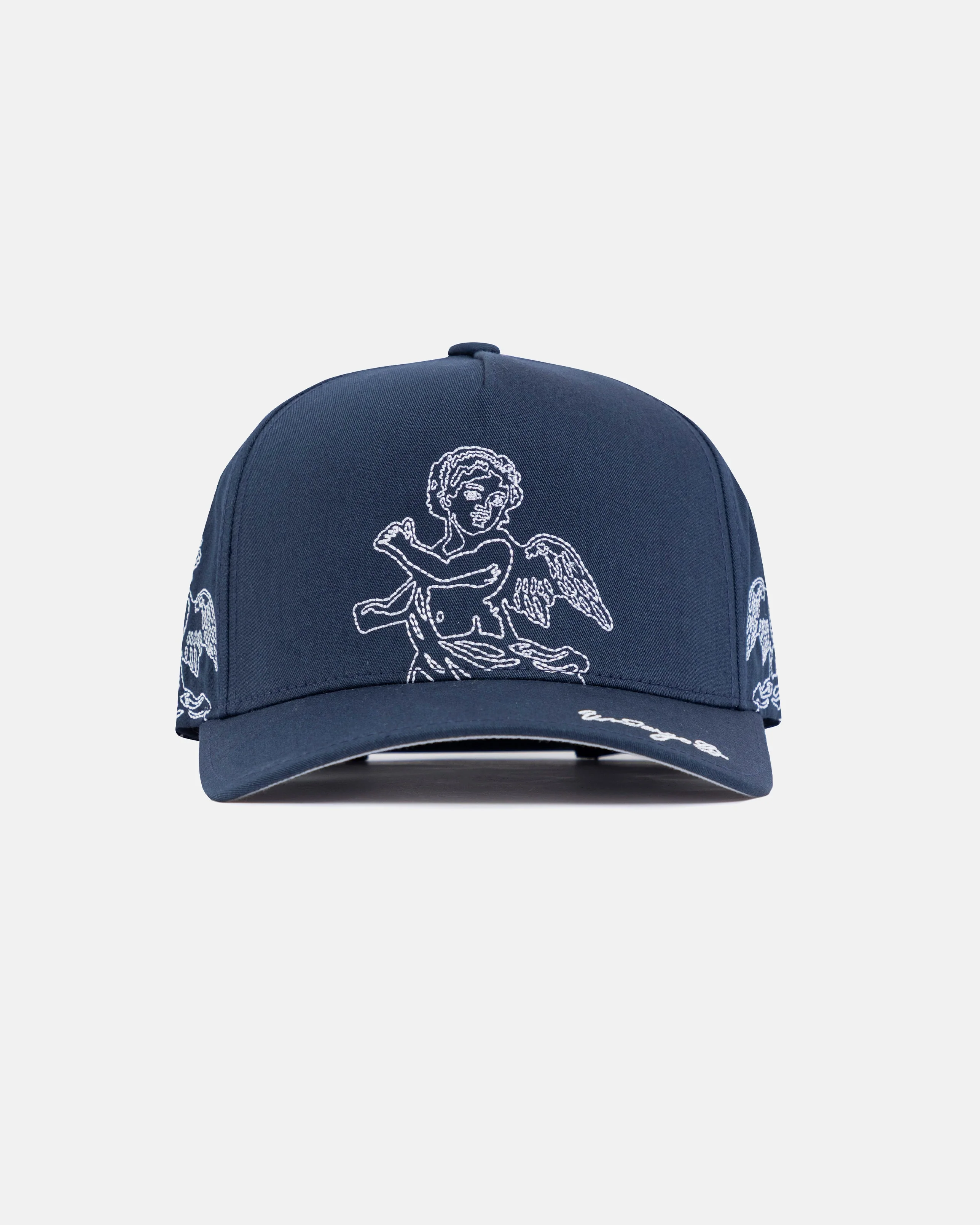 Basics Cherubs High Crown Cap Navy Blue