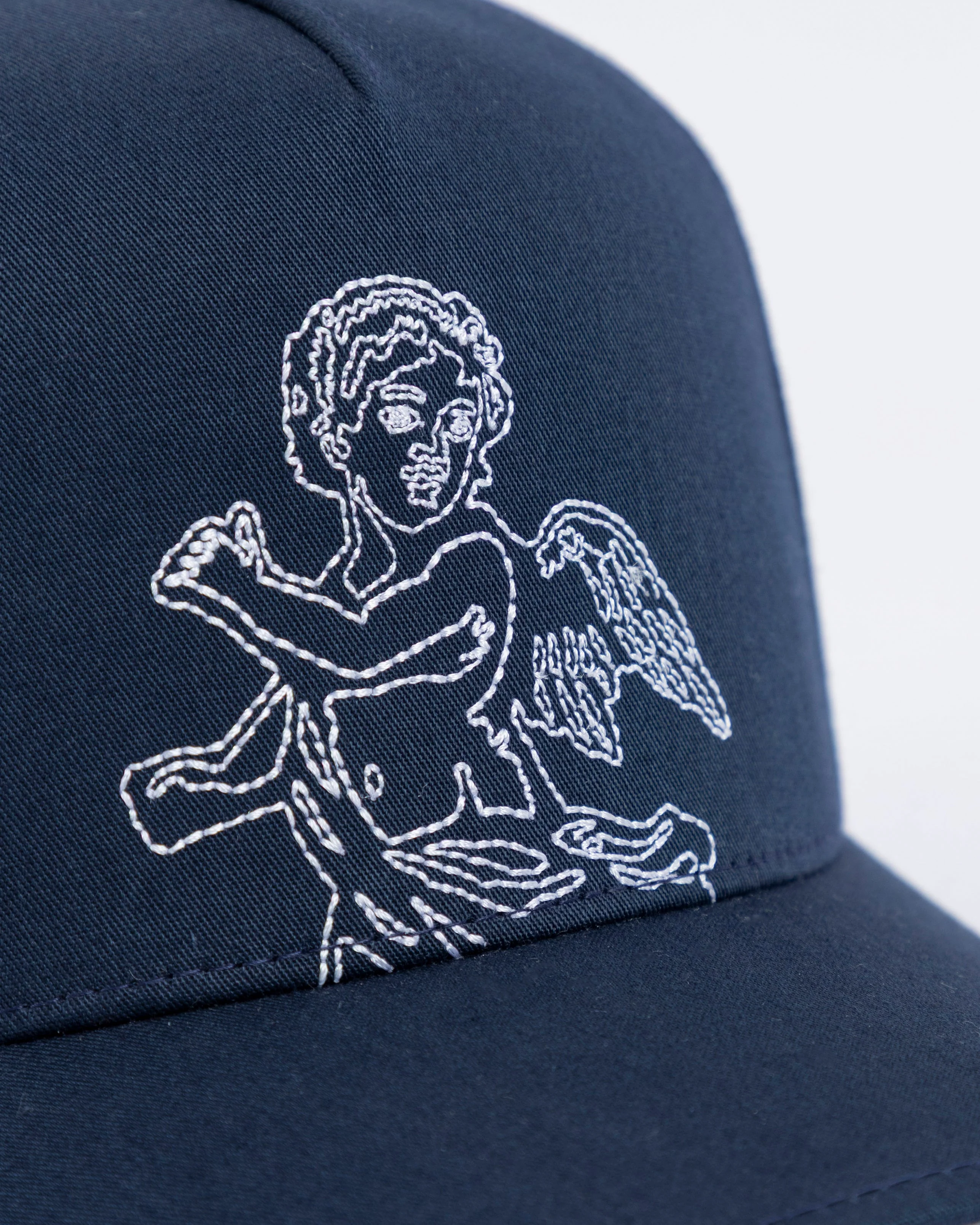 Basics Cherubs High Crown Cap Navy Blue - Image 2