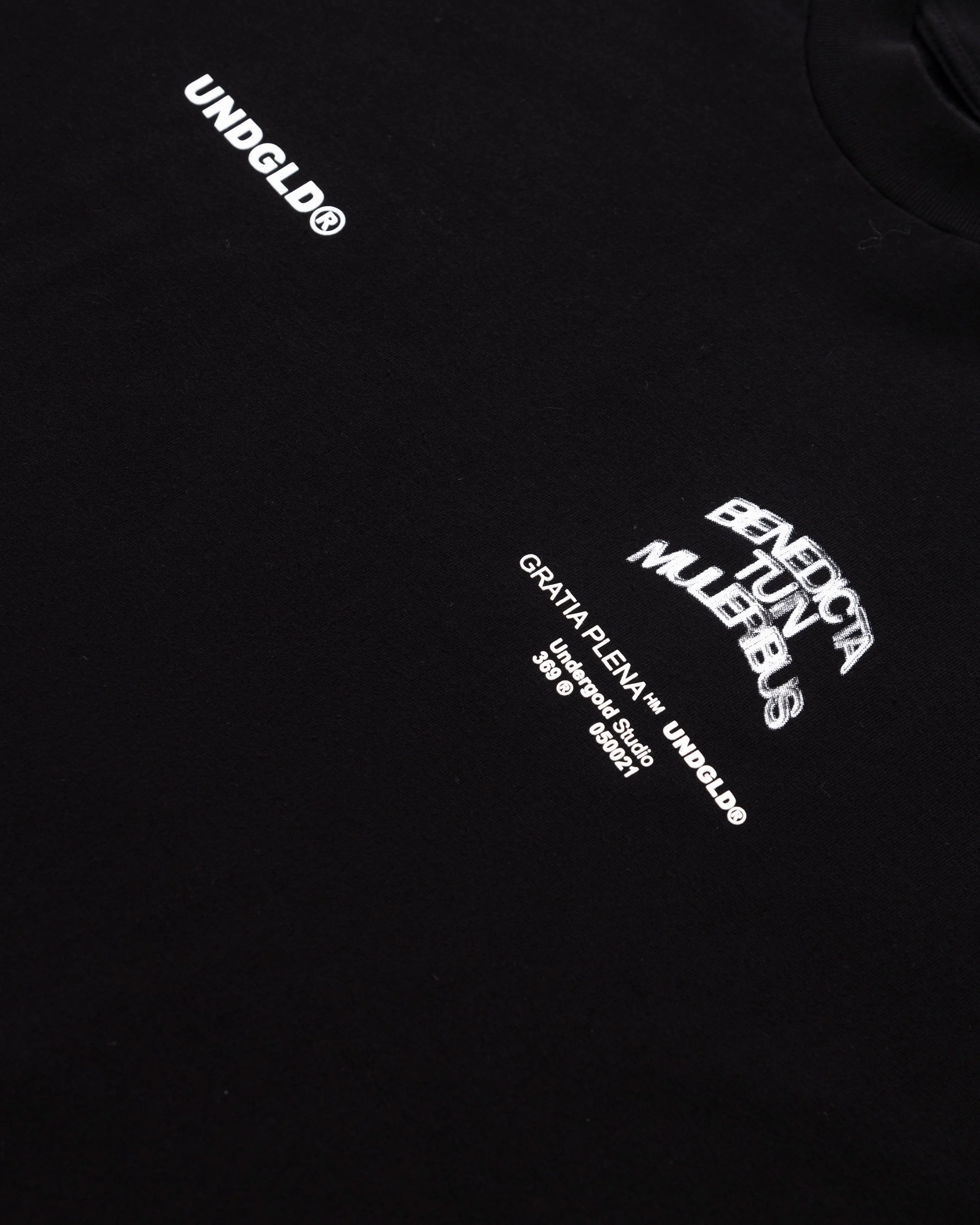 Gratia Plena Benedicta Tshirt Black - Image 6