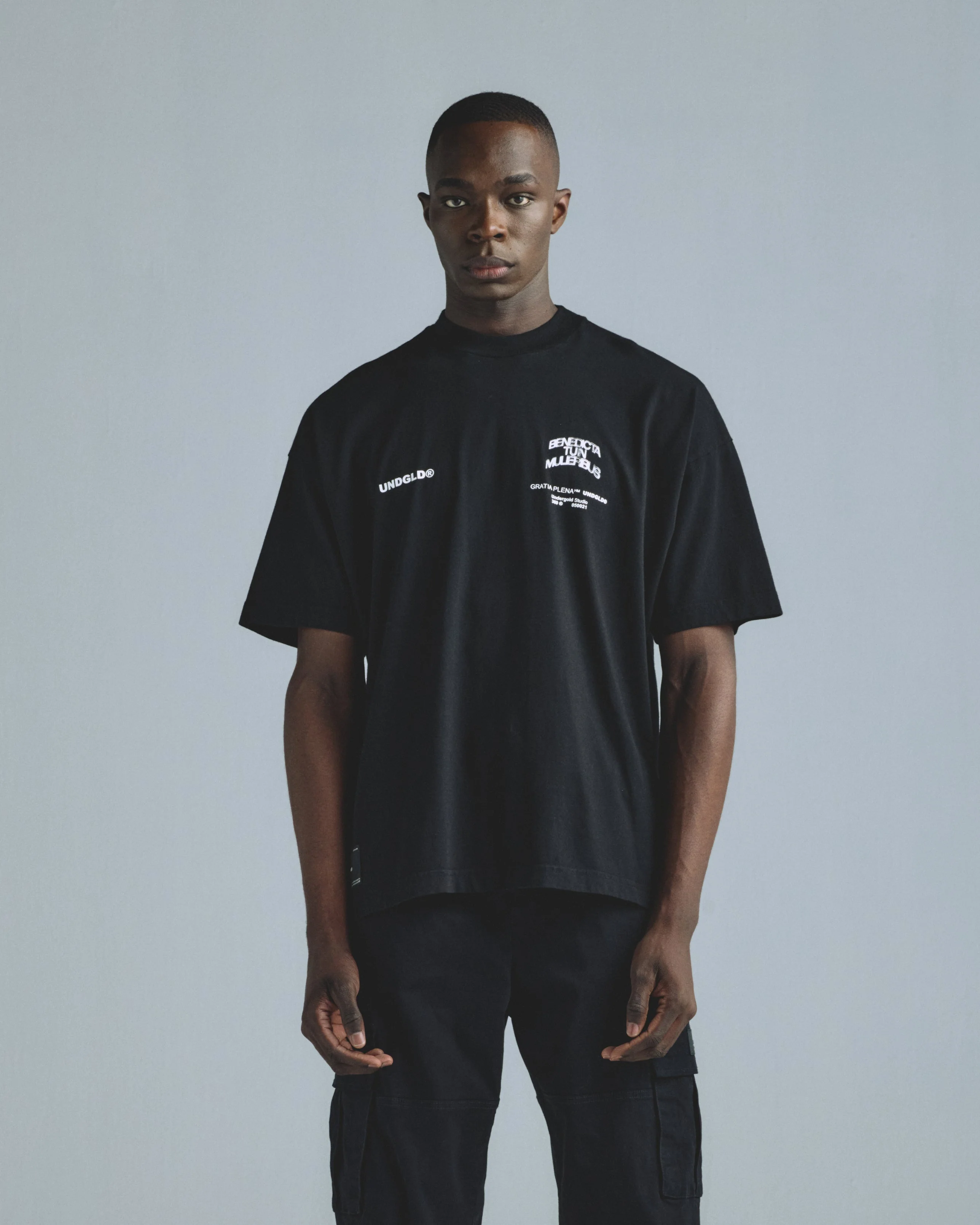 Gratia Plena Benedicta Tshirt Black - Image 8