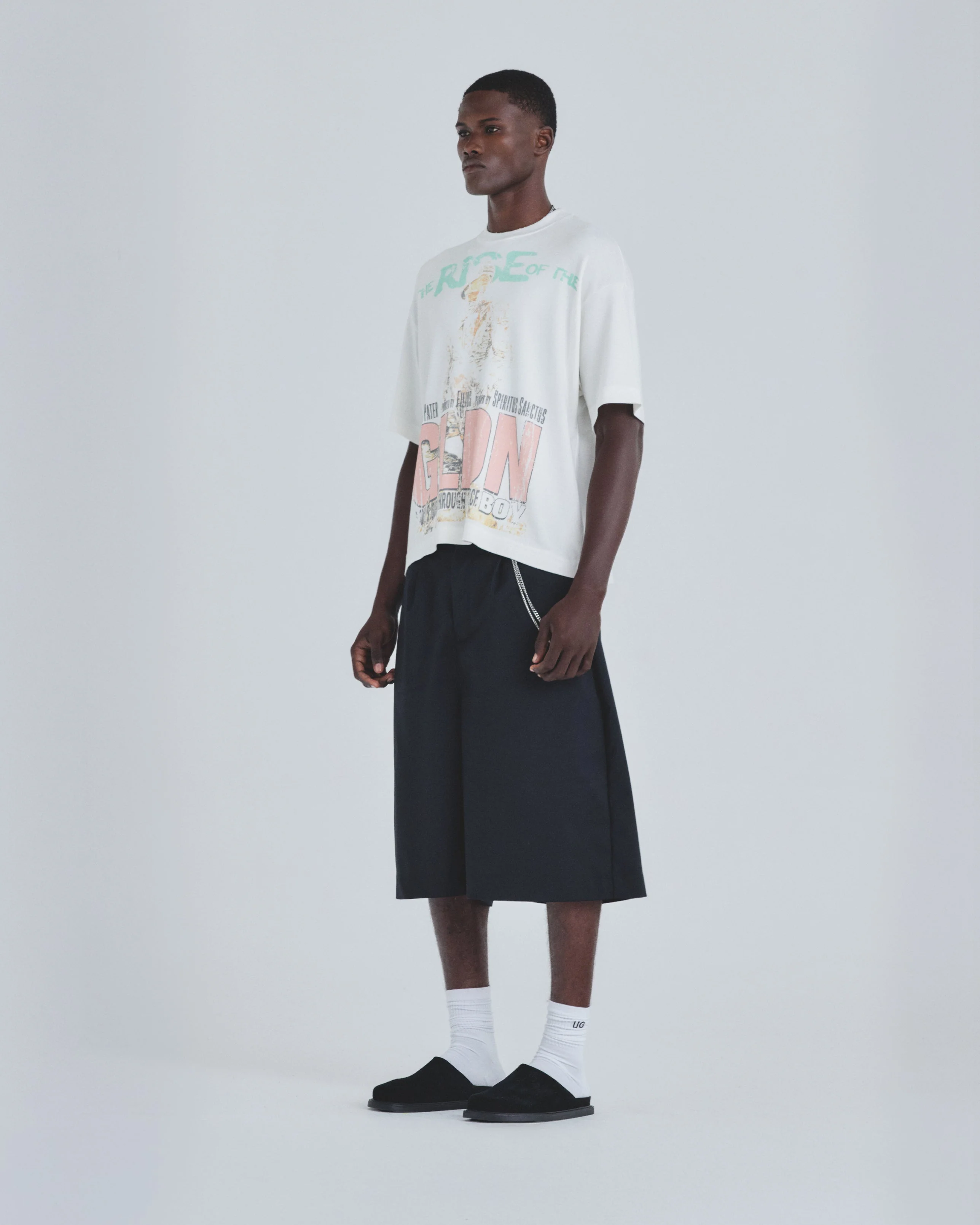 Holy State GLDN Prophecy Boxy Fit Tshirt White - Image 5
