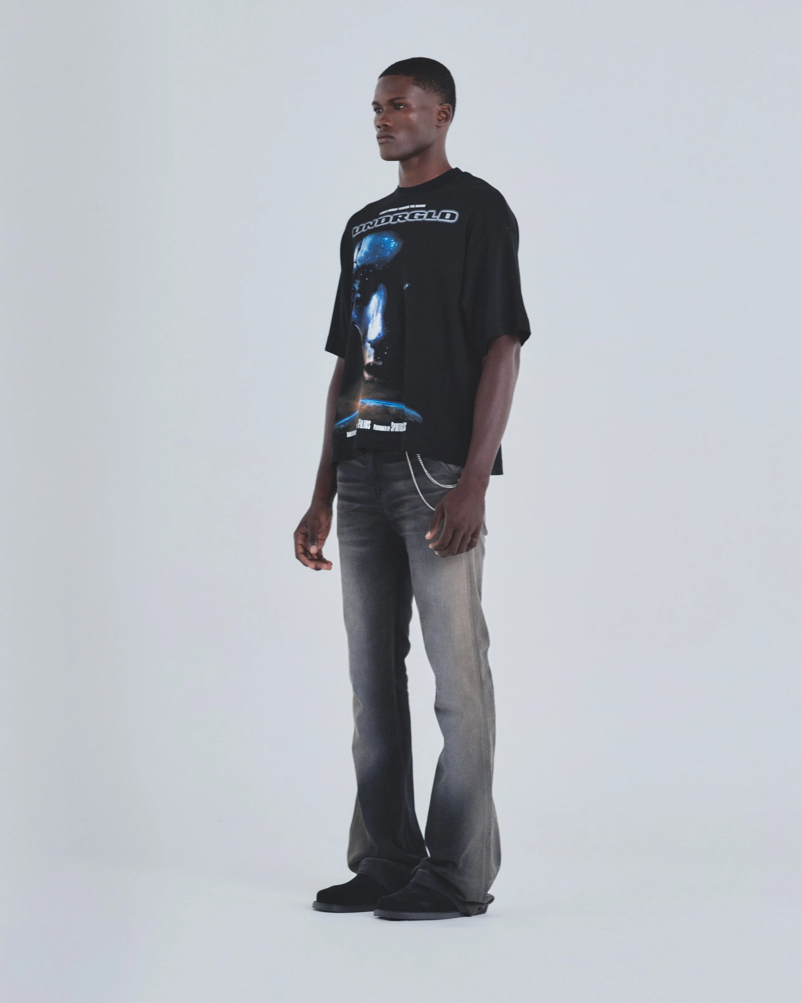 Holy State Journey Boxy Fit Tshirt Black - Image 5