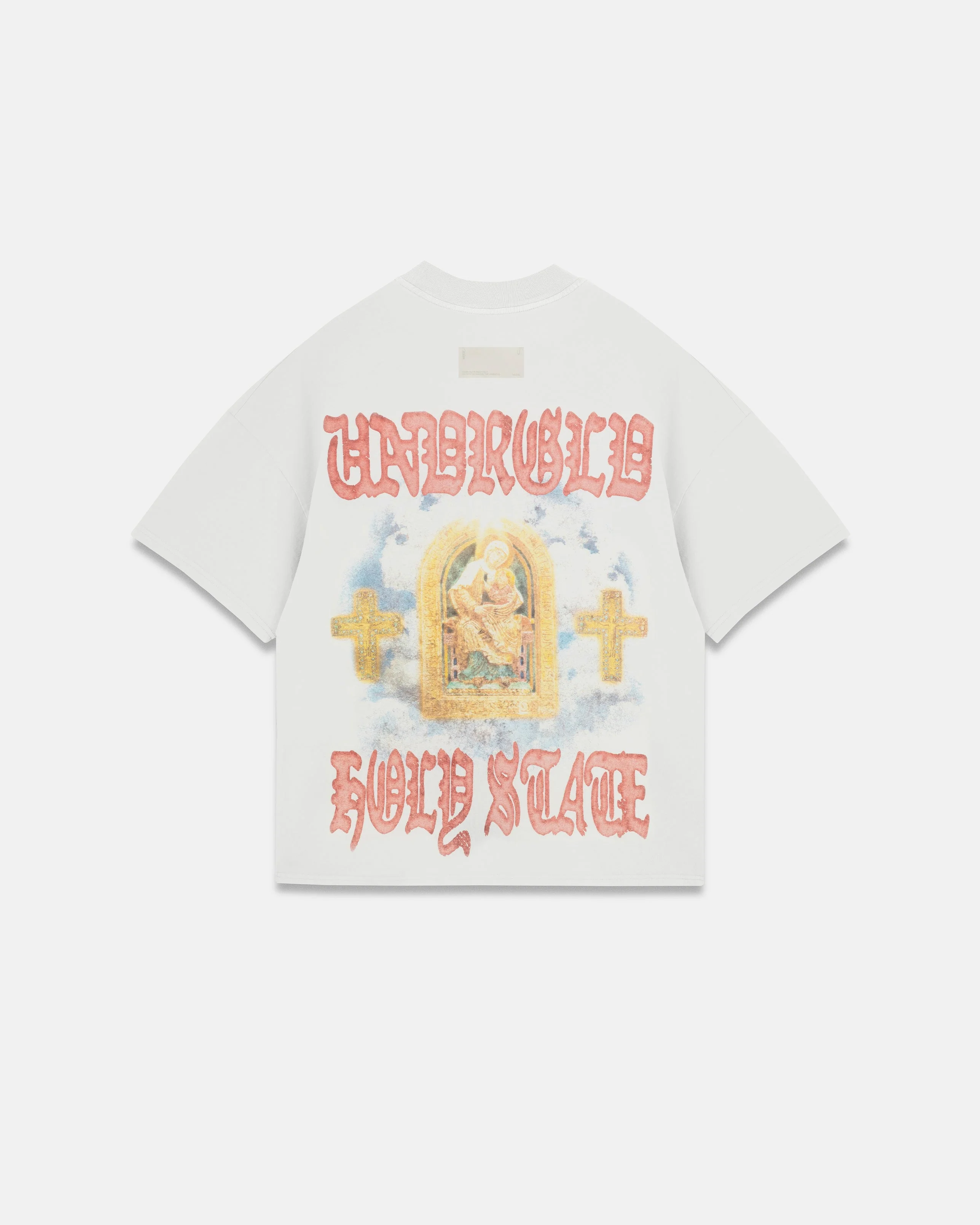 Holy State The Savior Boxy Fit Tshirt White - Image 3
