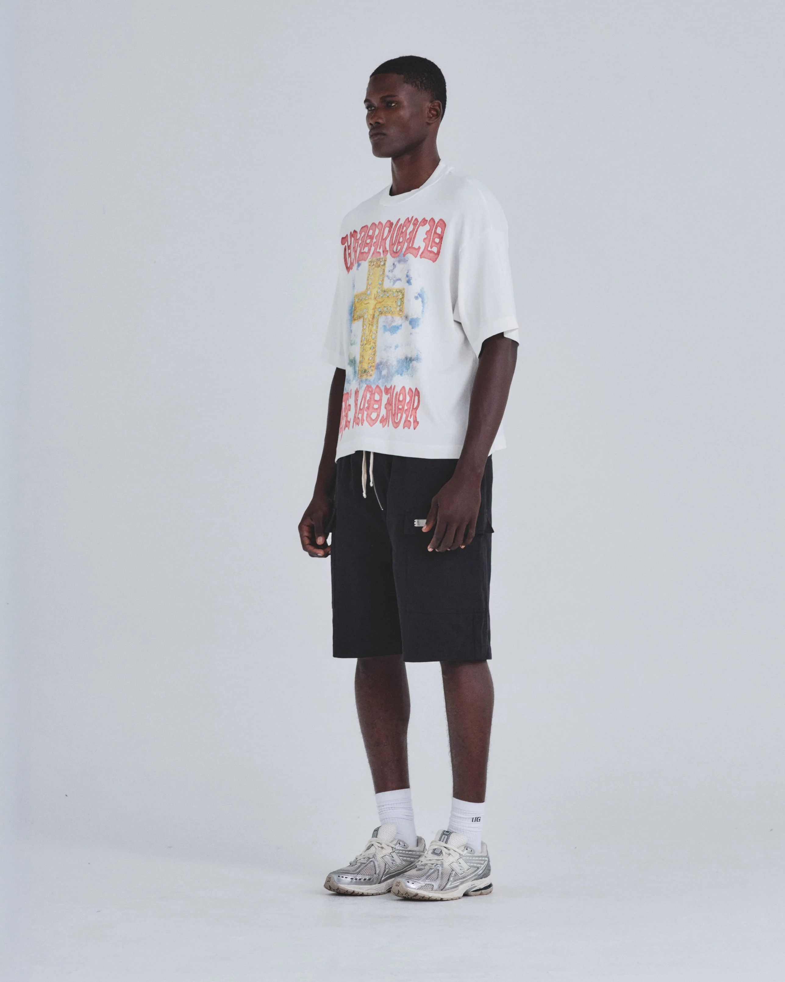 Holy State The Savior Boxy Fit Tshirt White - Image 5
