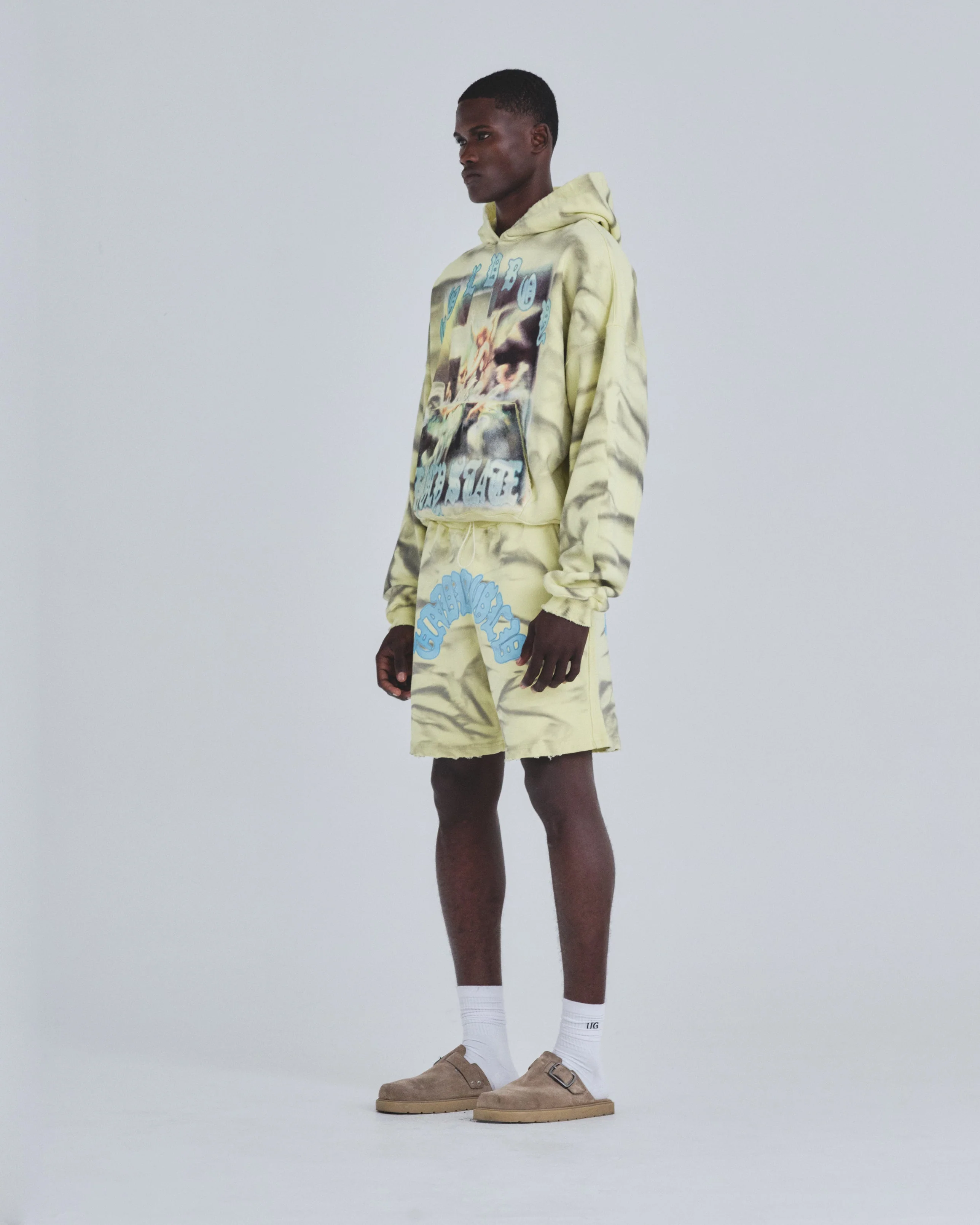 Holy State UNDRGLD Destroyed Short Aged Yellow - Image 5