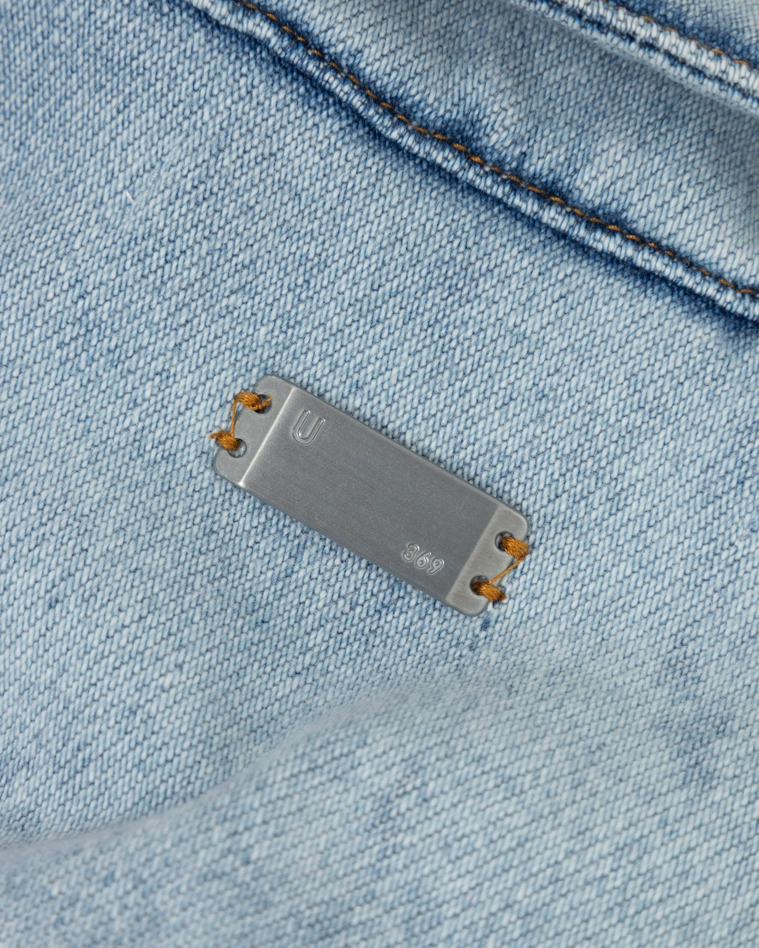 Holy State UNDRGLD Double Destroyed Jacket Blue - Image 6