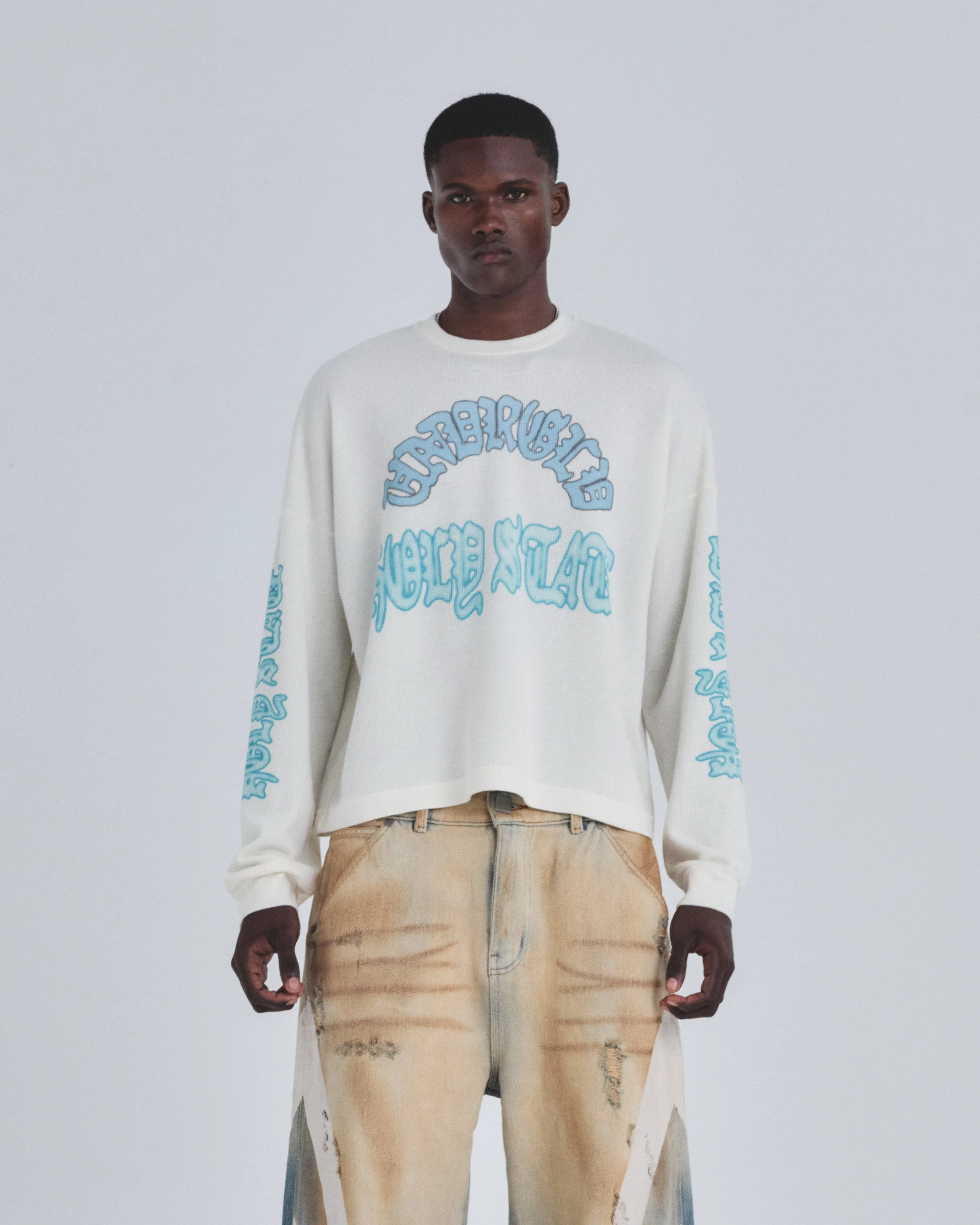 Holy State UNDRGLD Long Sleeve Tshirt White - Image 8