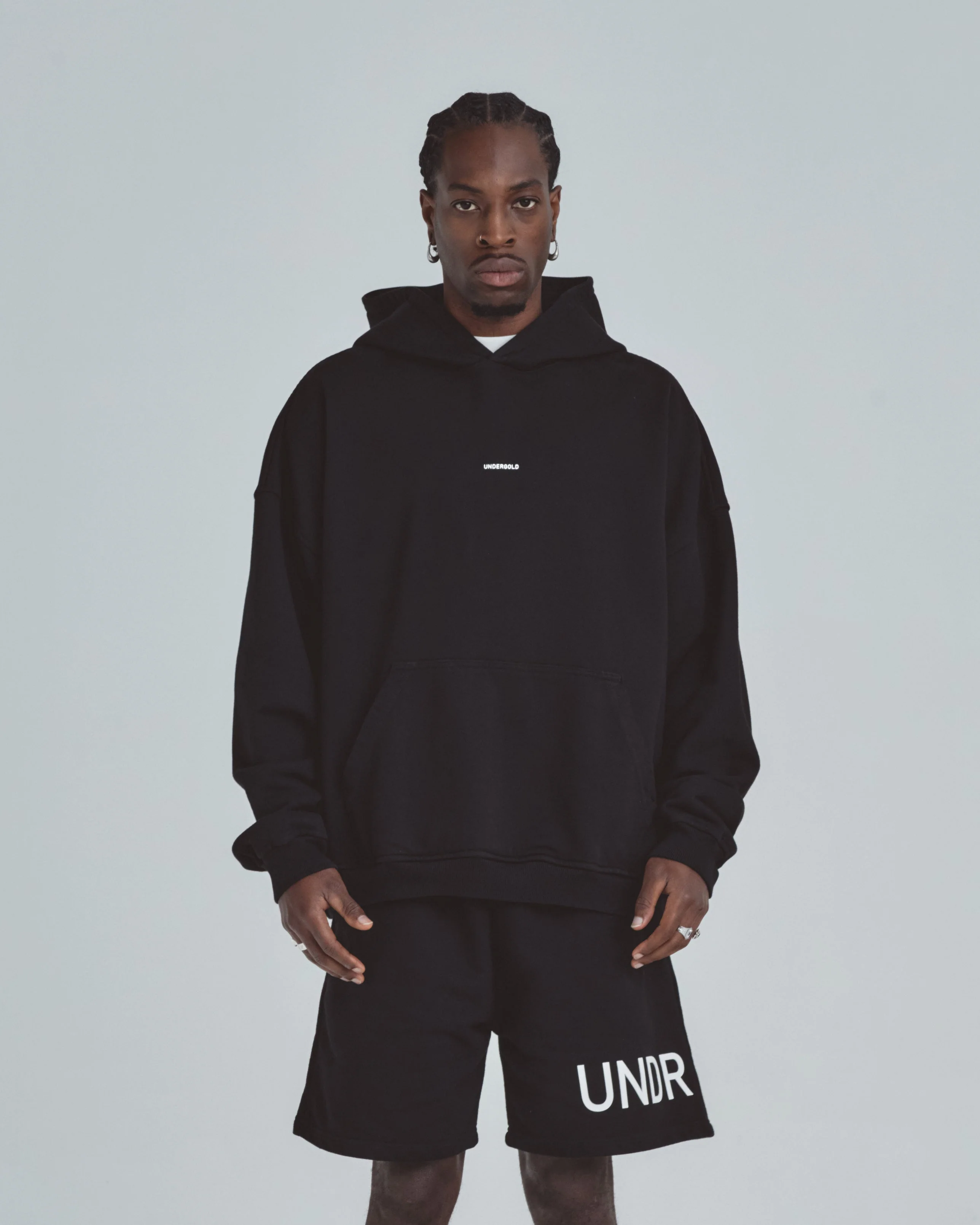 Line Basic Hoodie Black - Image 8