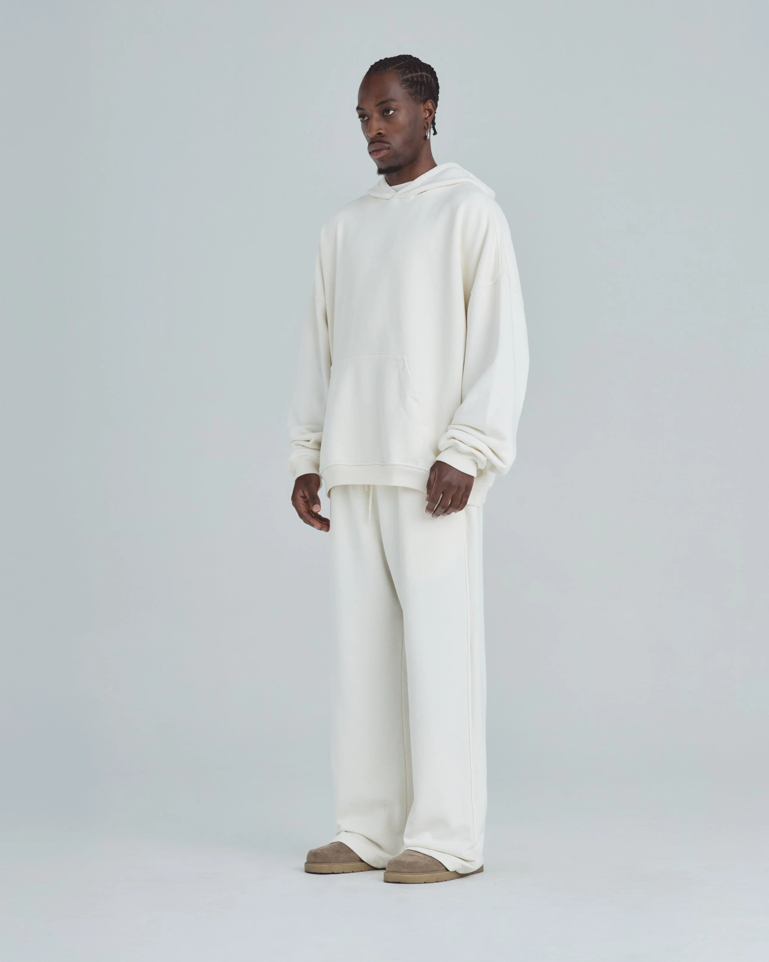 Line Basic Hoodie White - Image 5