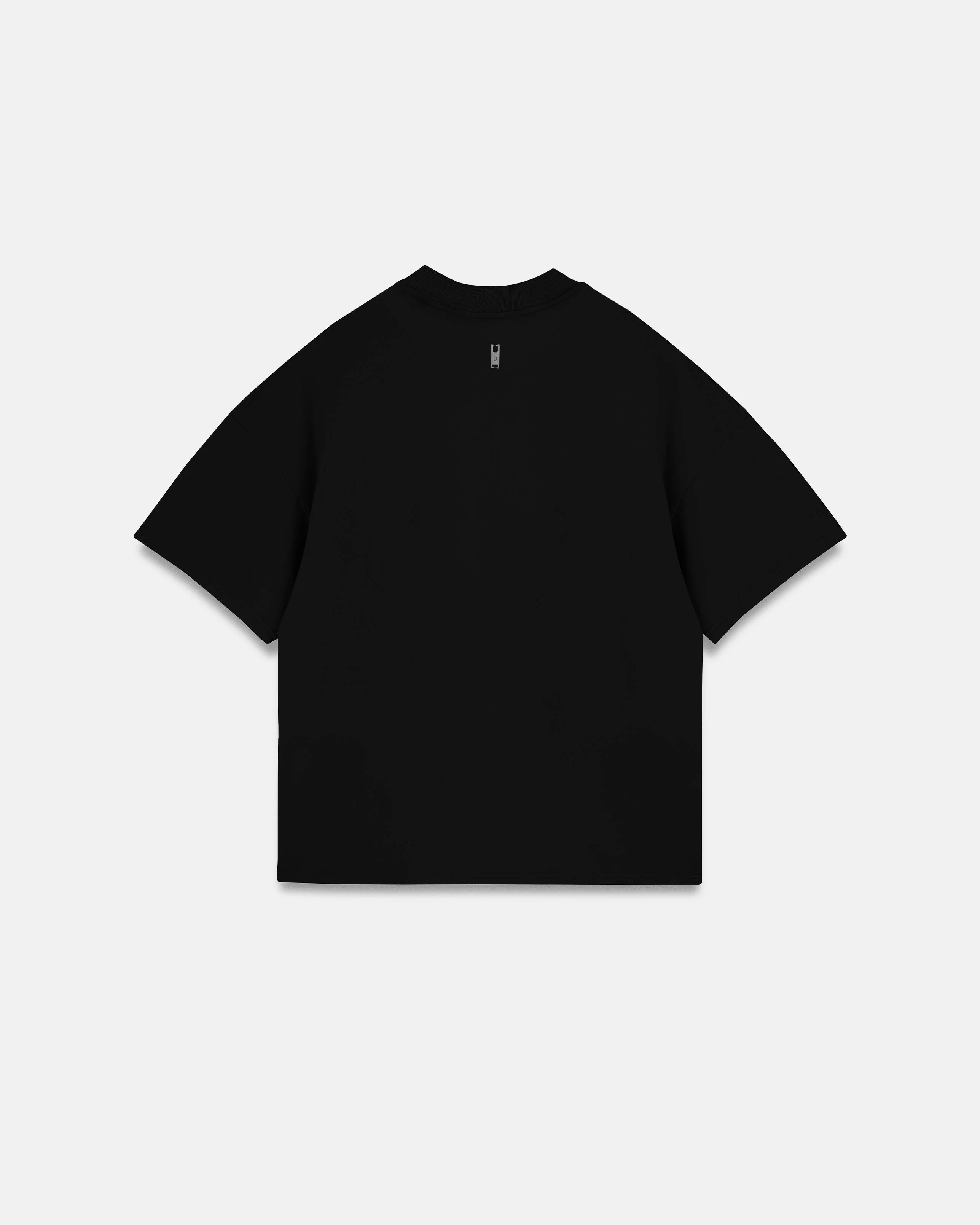 Line Basic Label Boxy Fit Tshirt Black - Image 3