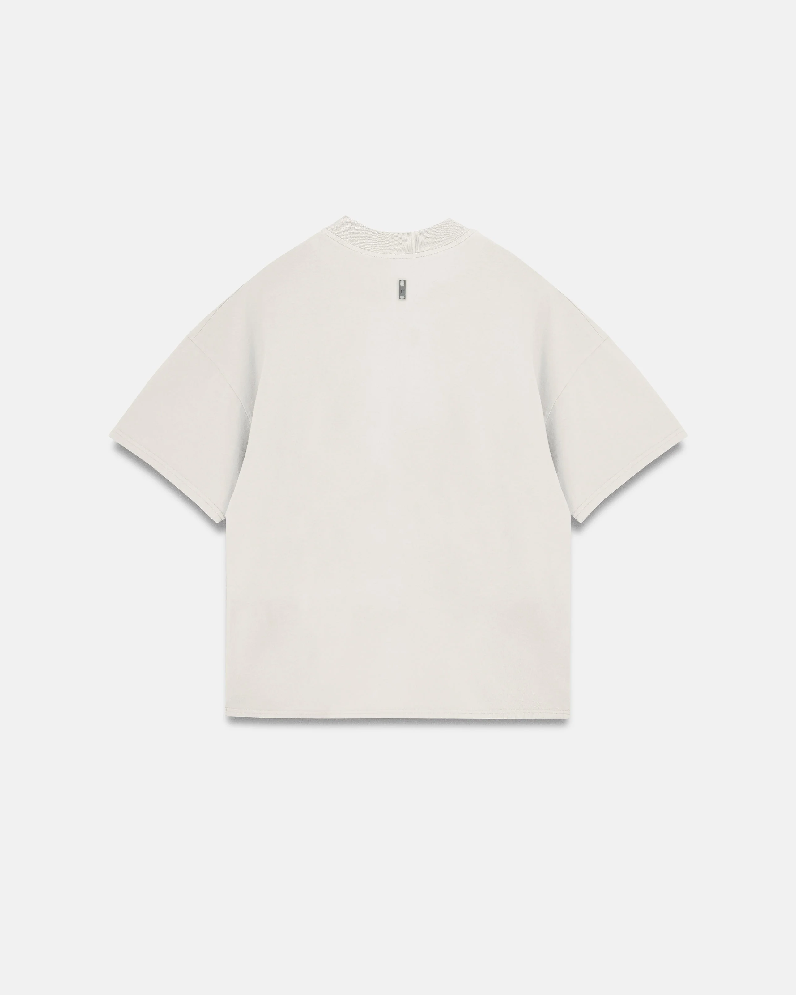 Line Basic Label Boxy Fit Tshirt White - Image 3