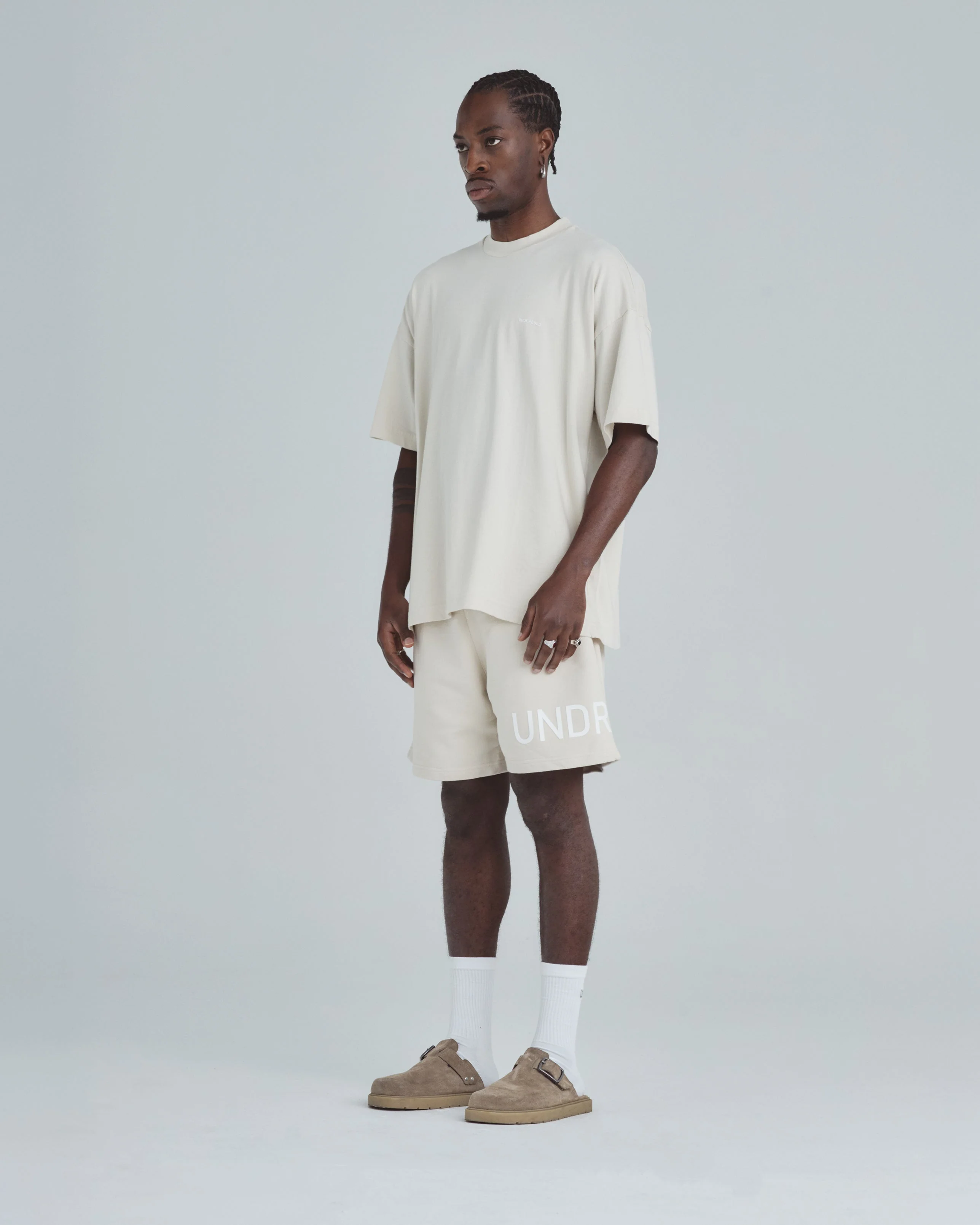 Line Basic Tshirt Cream - Image 5