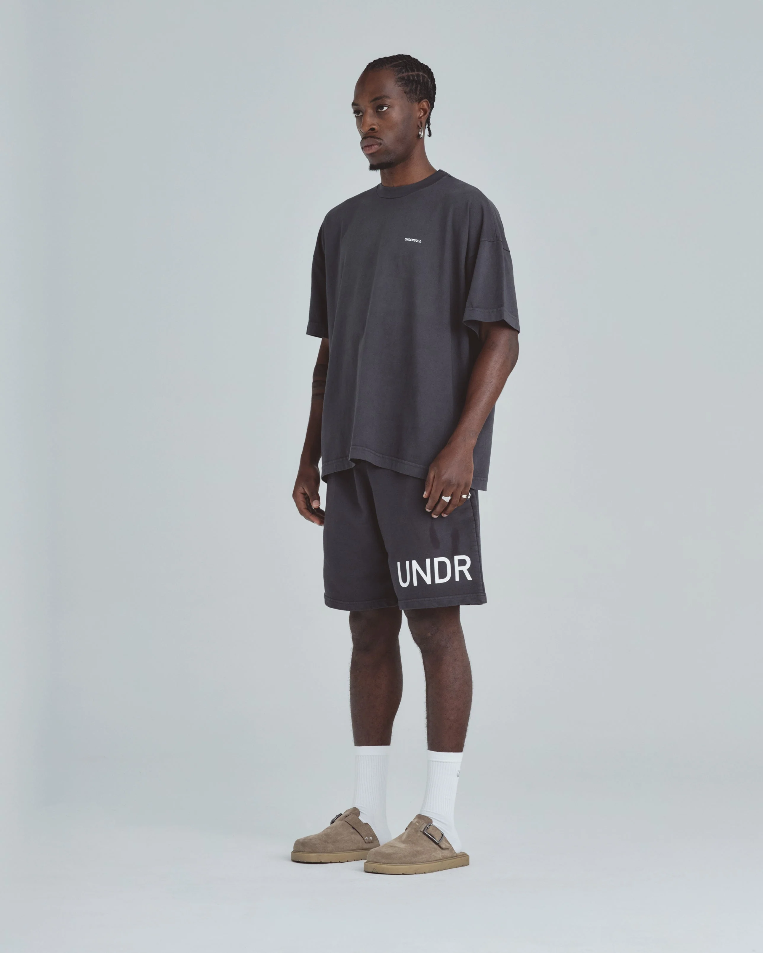 Line Basic Tshirt Dark Gray - Image 5