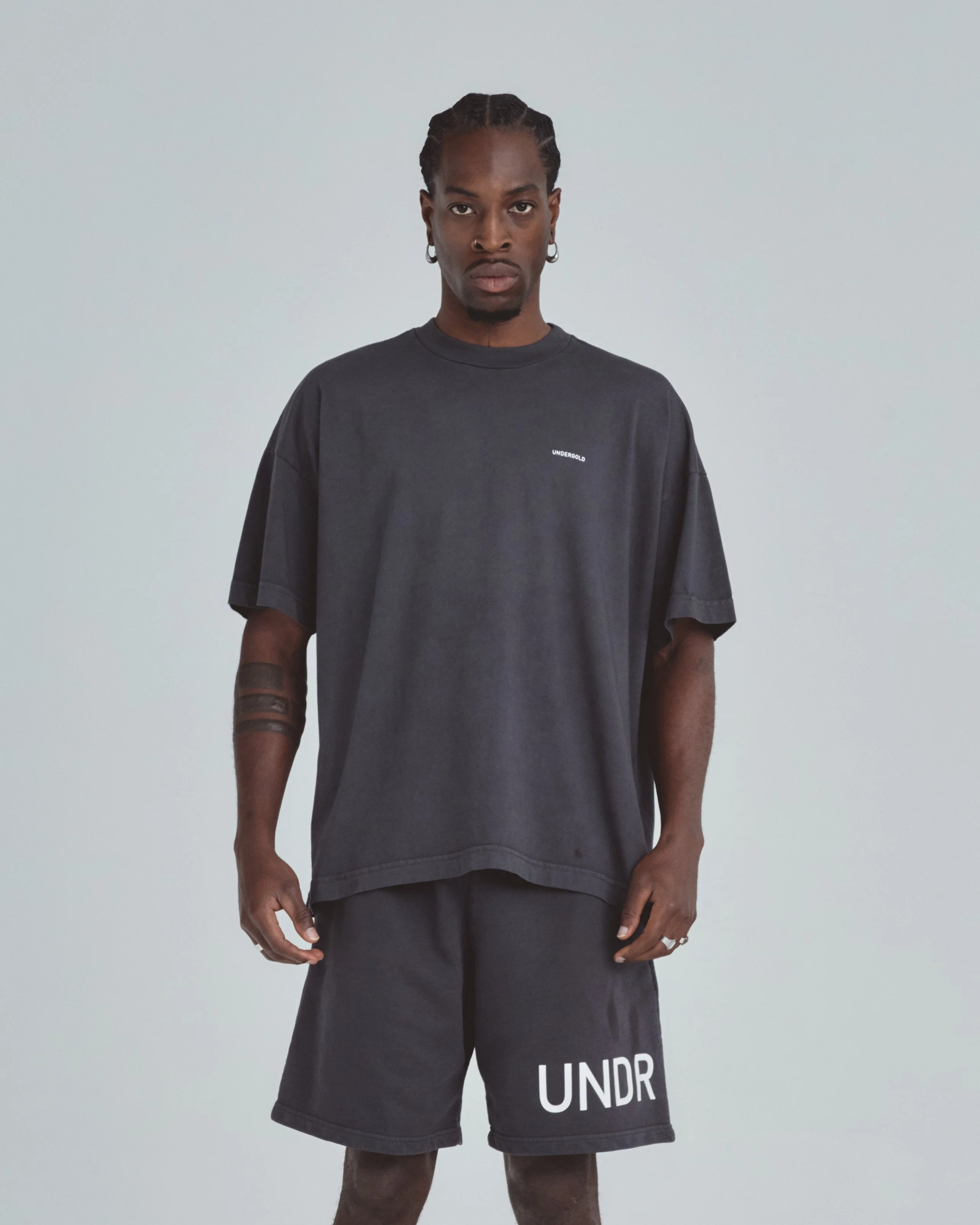 Line Basic Tshirt Dark Gray - Image 8