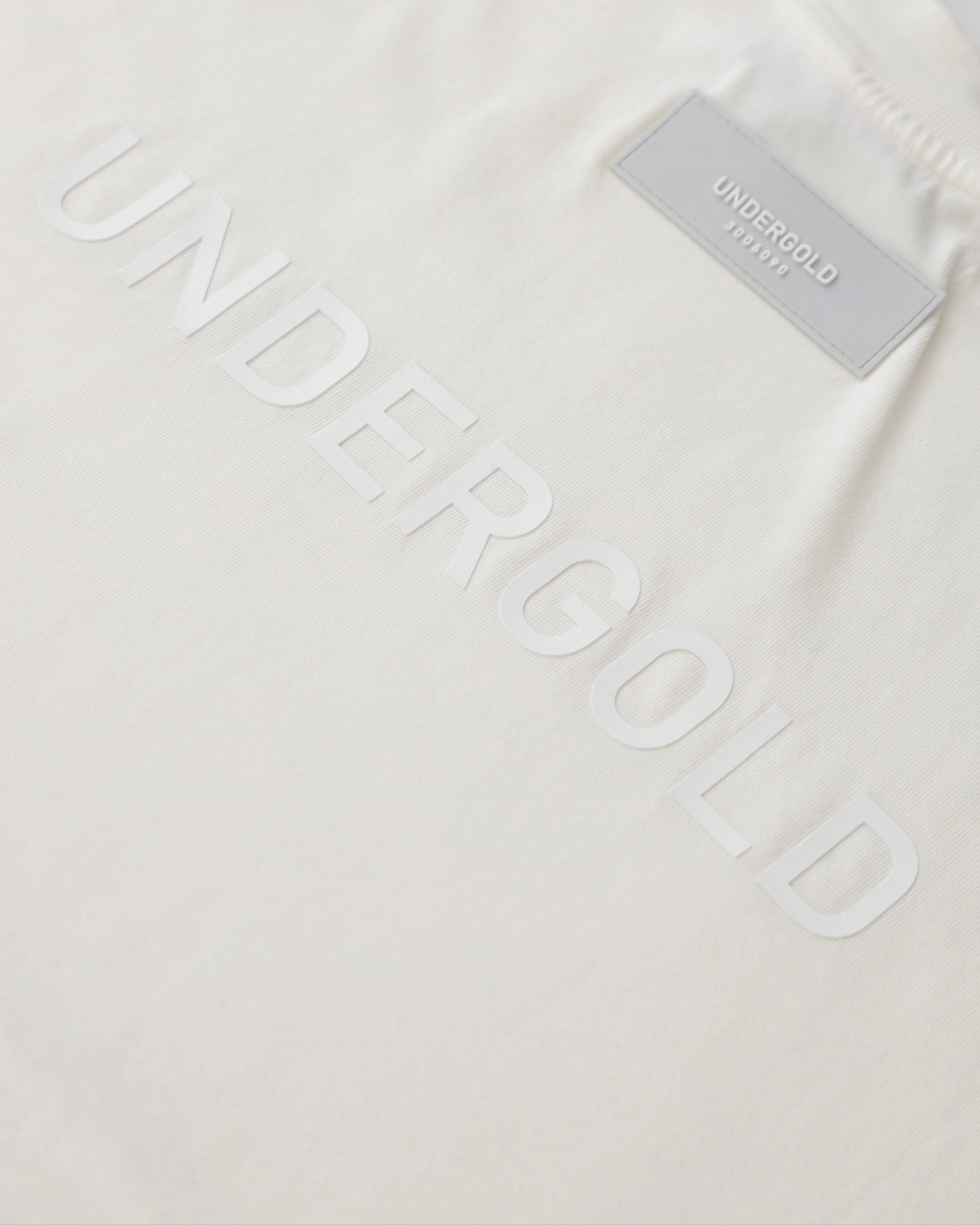 Line Logo Crop Top White - Image 4