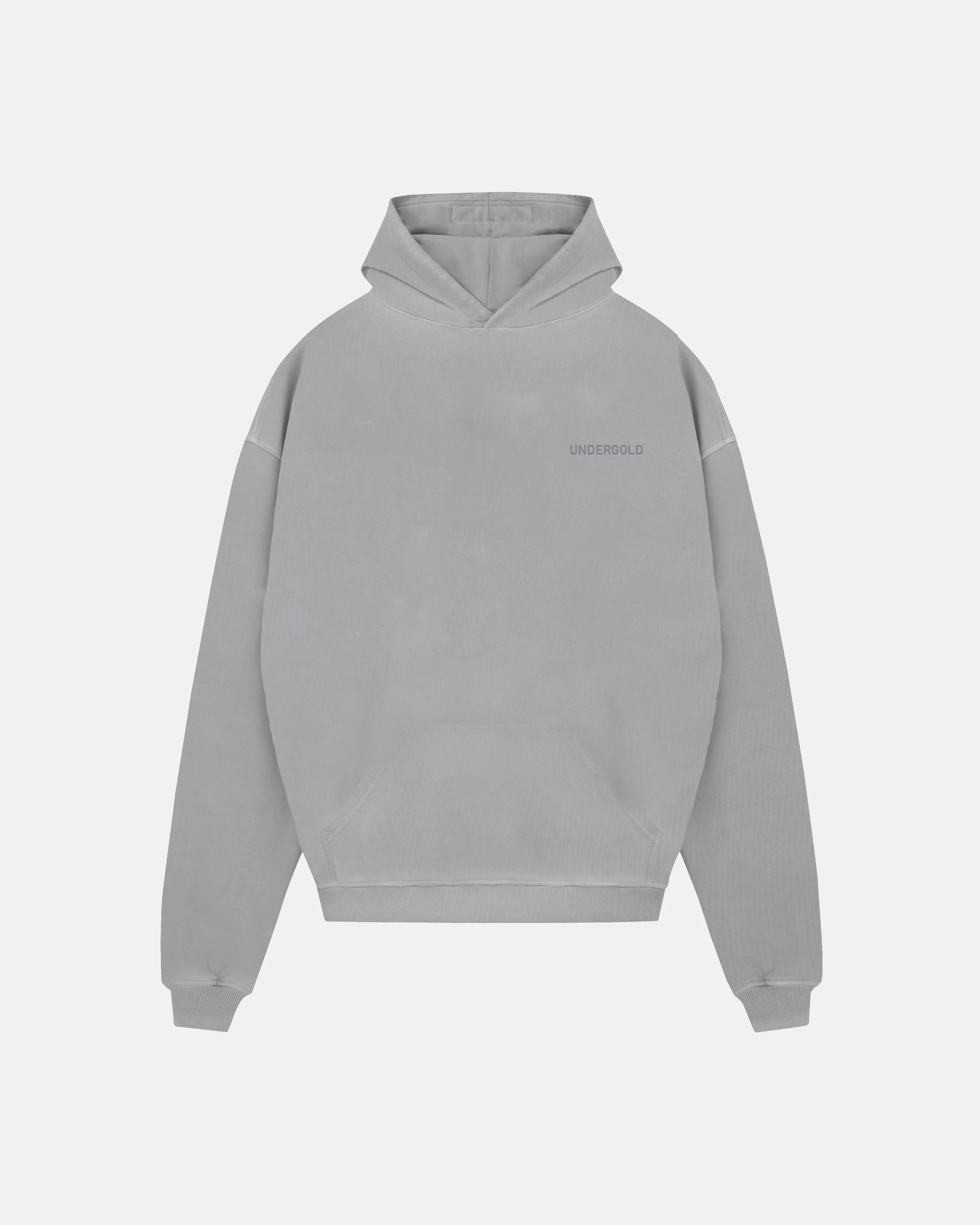 Line Logo Hoodie Washed Gray