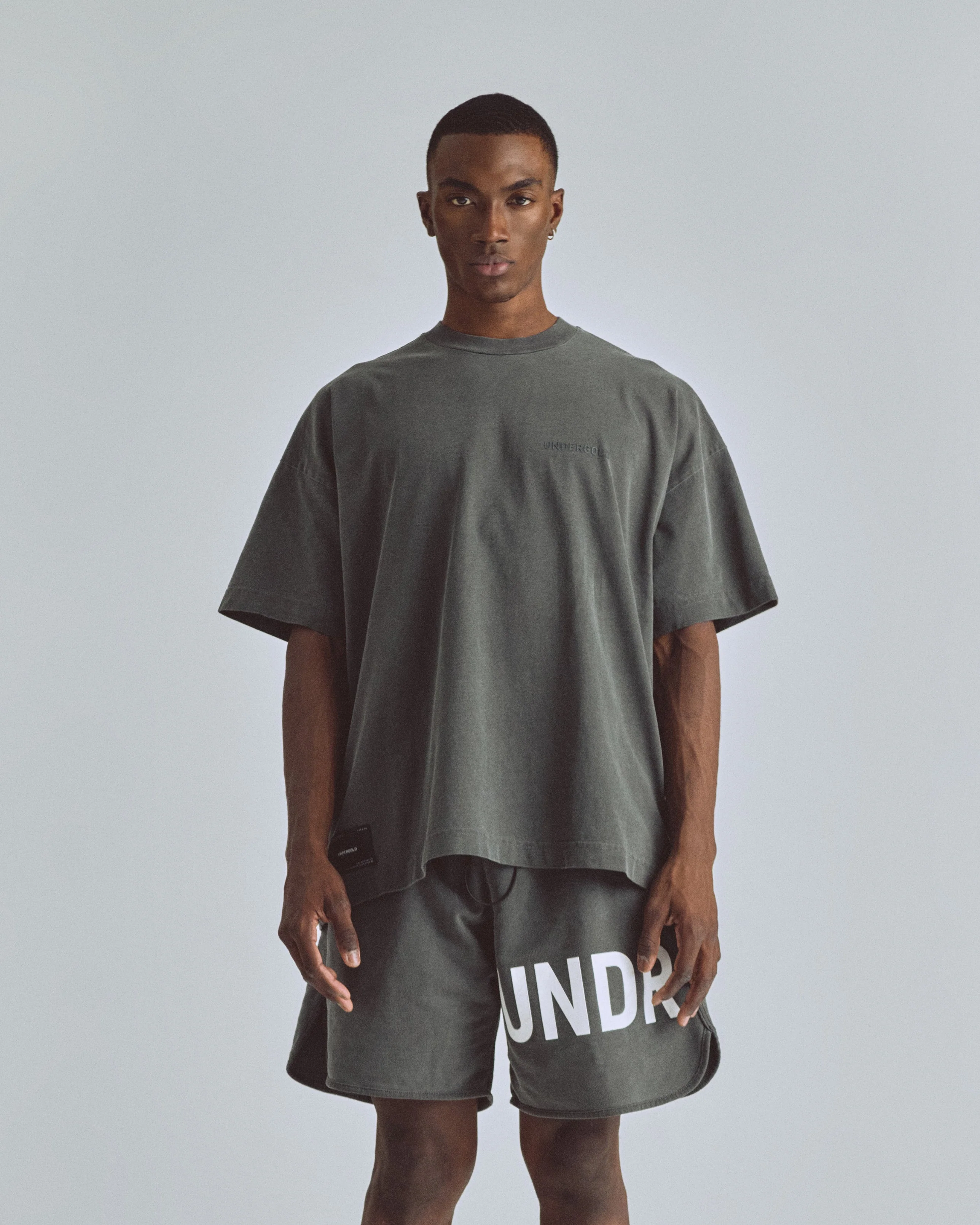 Line Logo Tshirt Vintage Gray - Image 2